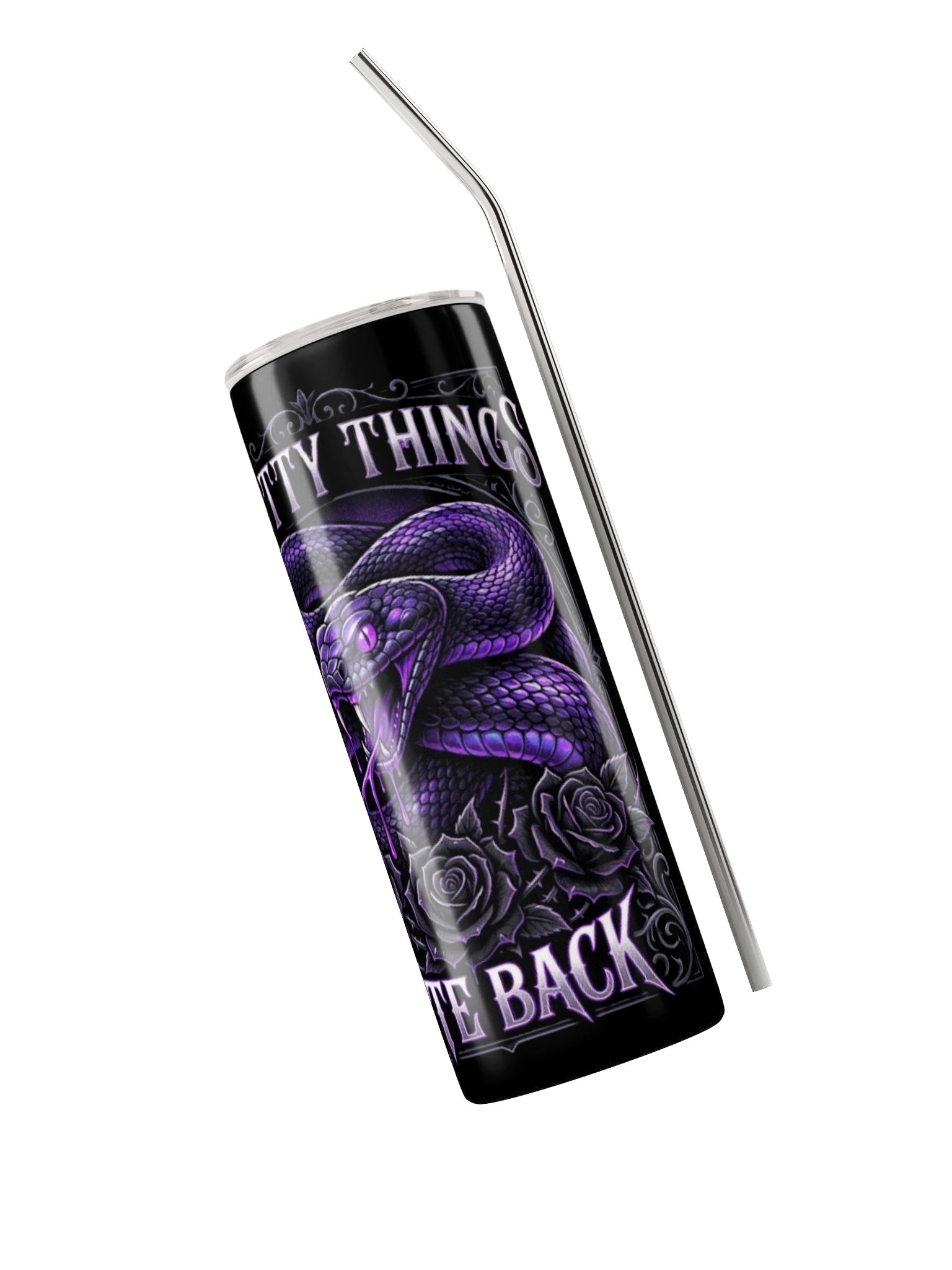Pretty Things Bite Back - Purple Snake 20oz Tumbler product image (3)