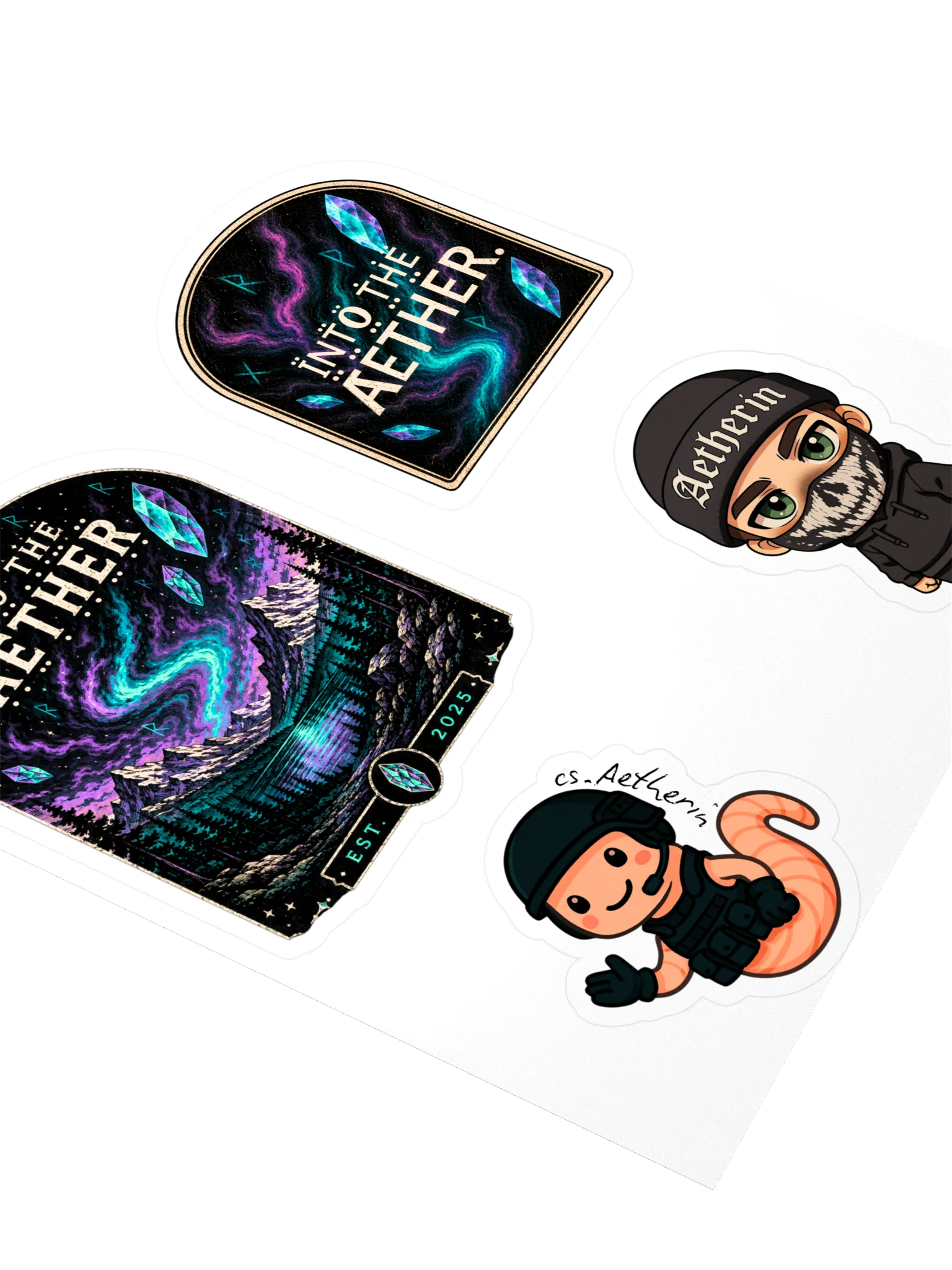Into the Aether Kiss Cut Sticker Set product image (3)