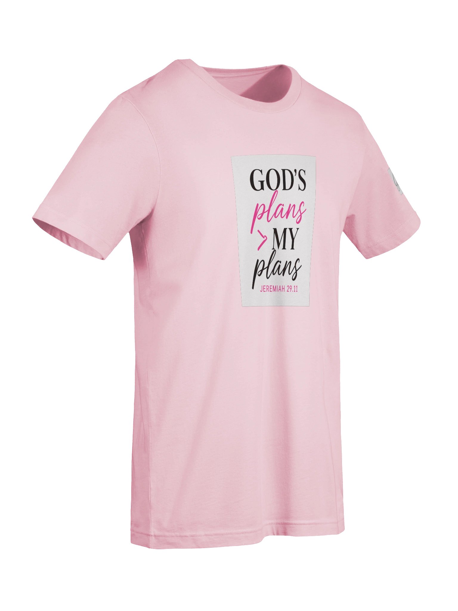 God's Plans Tee-Pink product image (7)