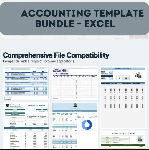 Ultimate Accounting Excel Template Bundle product image (3)