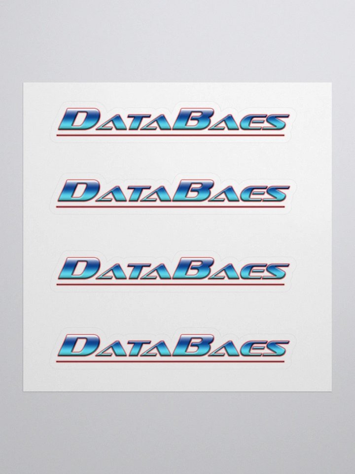 DataBaes Logo Sticker product image (1)