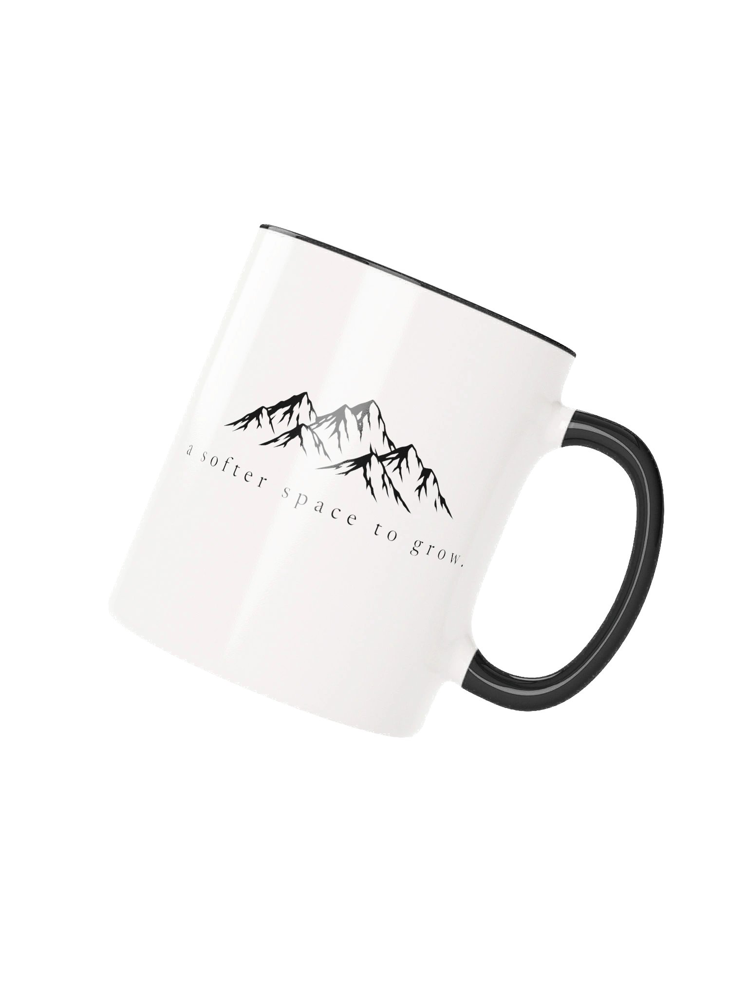 Between the Peaks: A Softer Space Mug product image (2)