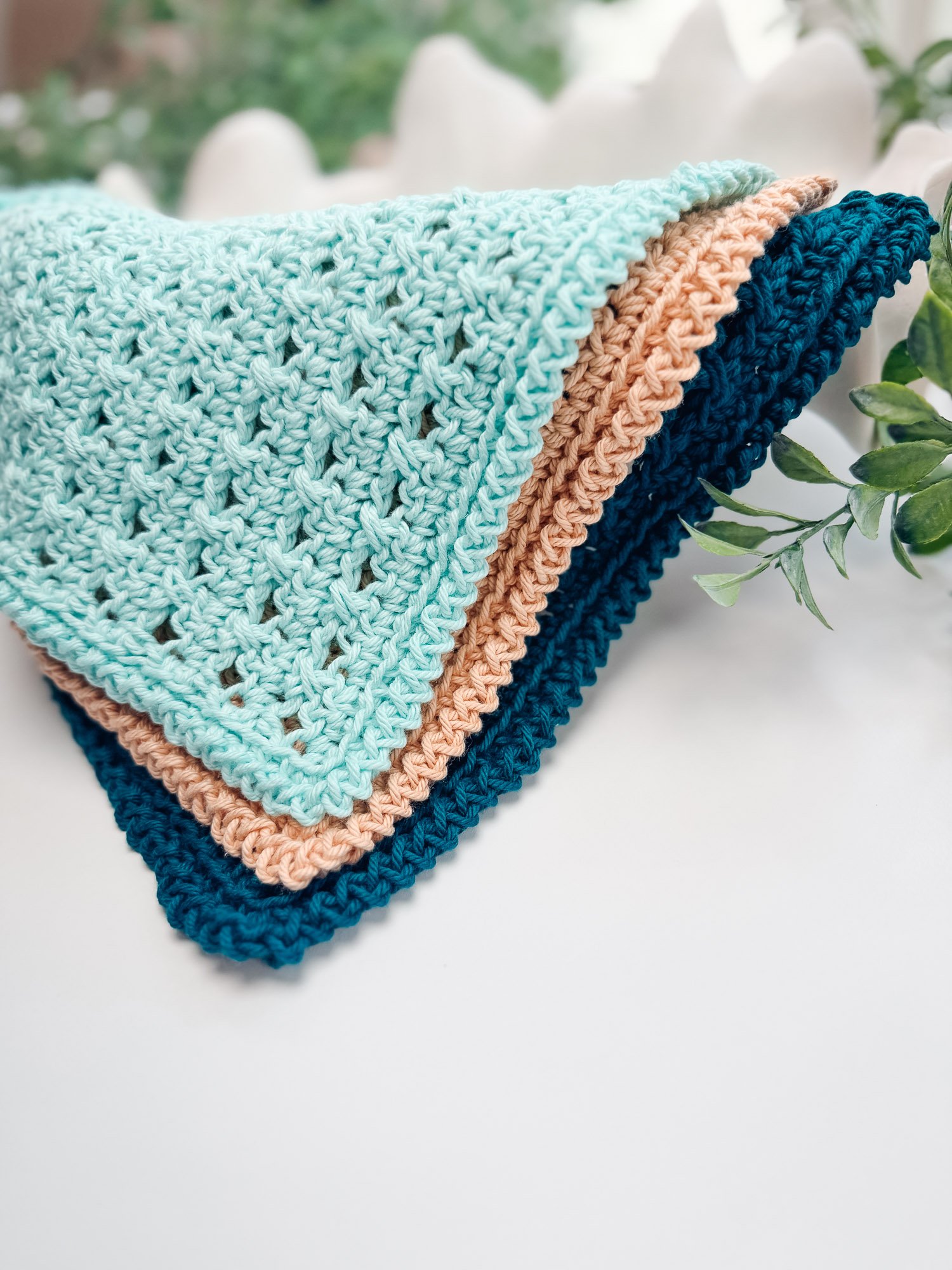 Reed Crossover Stitch Crochet Washcloth Pattern product image (8)