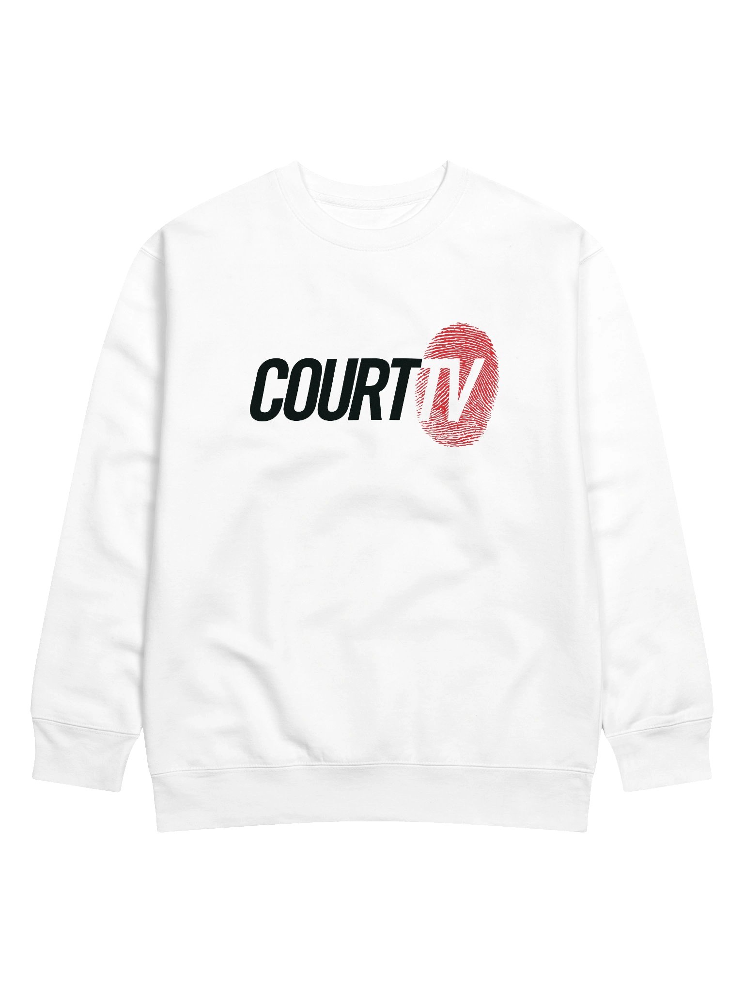 Court TV Sweatshirt - White product image (1)