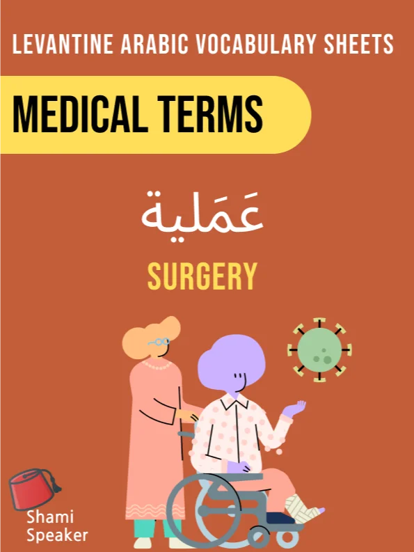 Medical Vocabulary in Levantine Arabic product image (1)