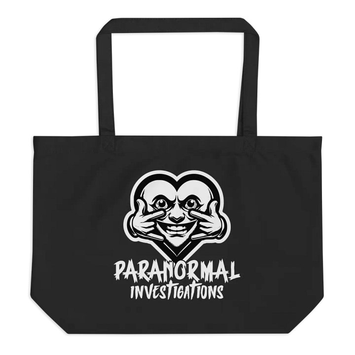 🖤 Paranormal Investigations Organic Canvas Statement Tote Bag product image (1)