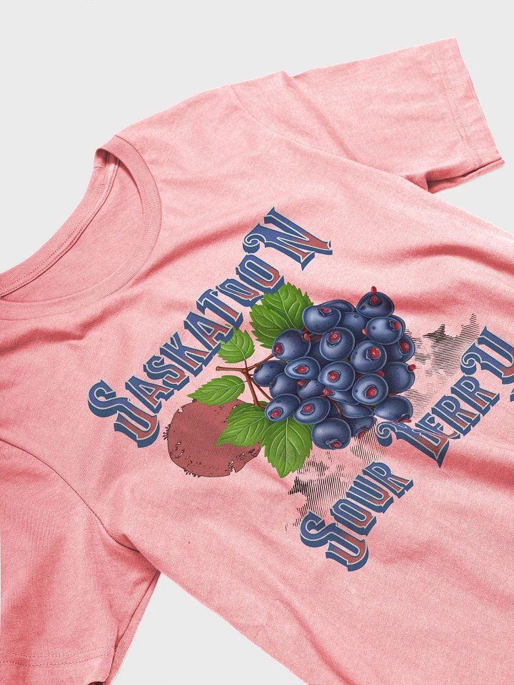 Saskatoon Sour Berry Illustrated T-Shirt product image (2)