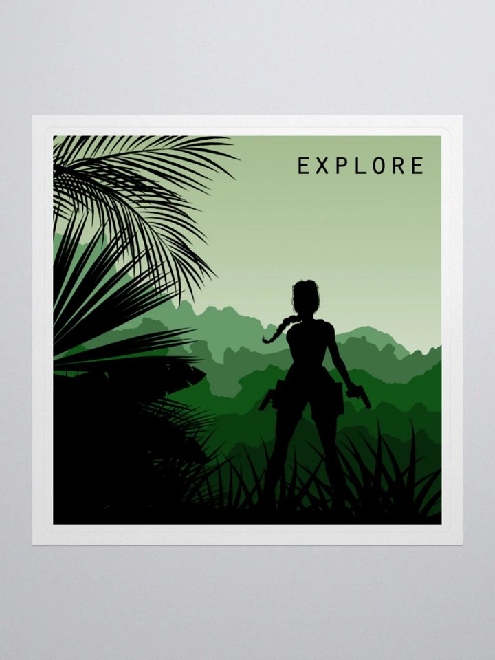 Explorer Jungle Sticker product image (1)