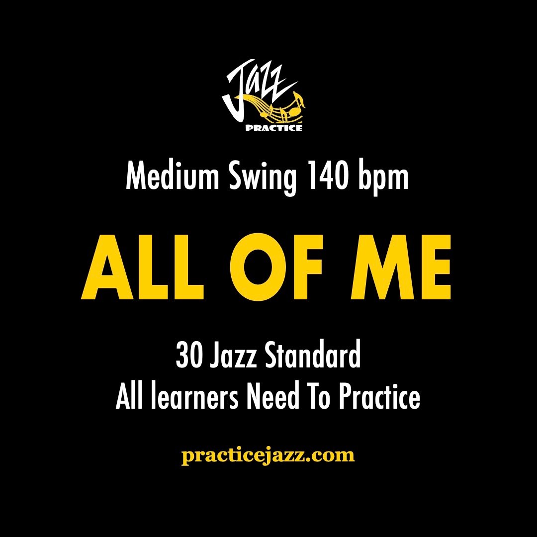 All Of Me | Jazz Backing Track | Solo & Comping Practice product image (1)