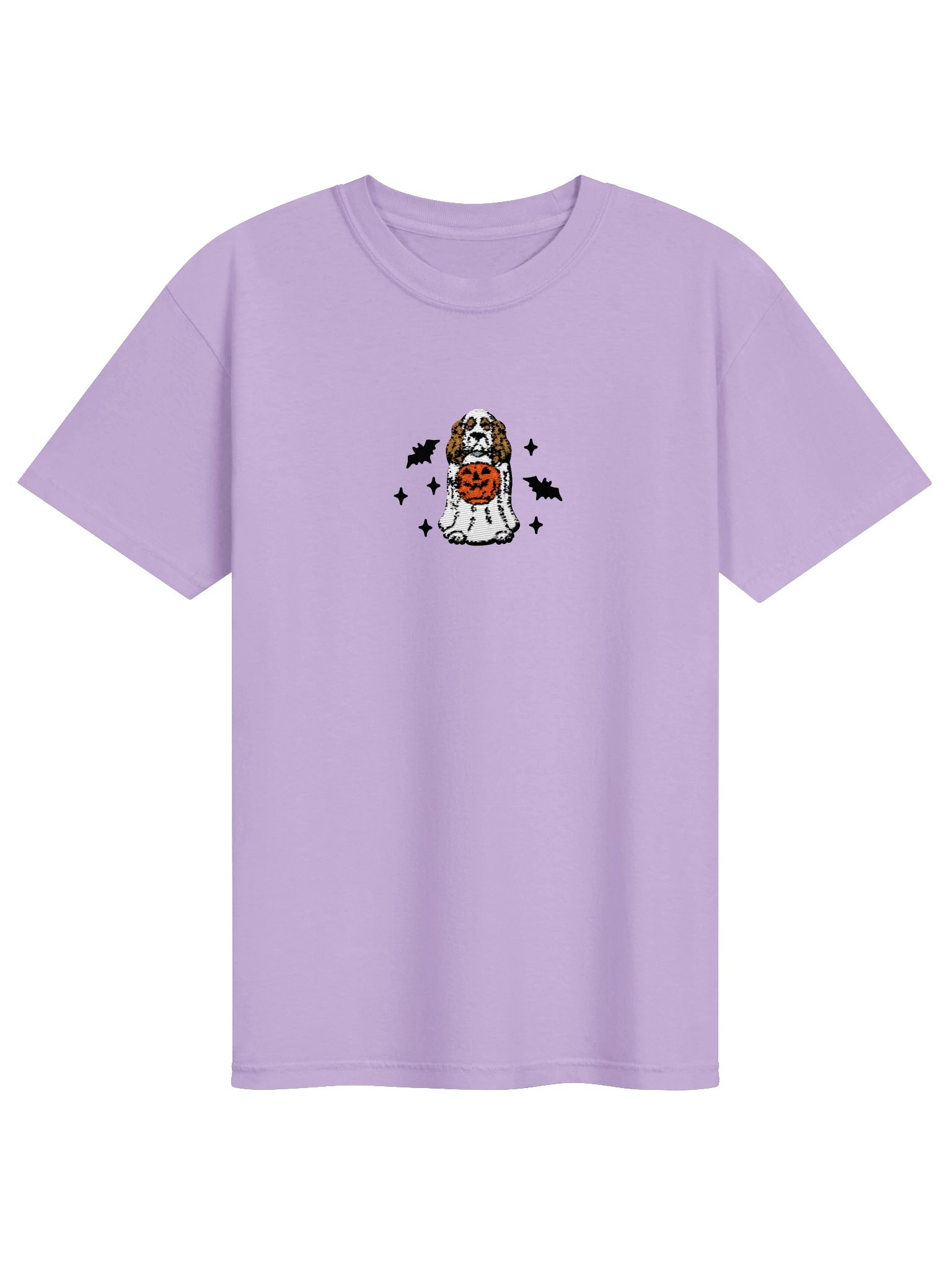 Halloween English Cocker Spaniel(Brown & White) Embroidered T-Shirt product image (4)