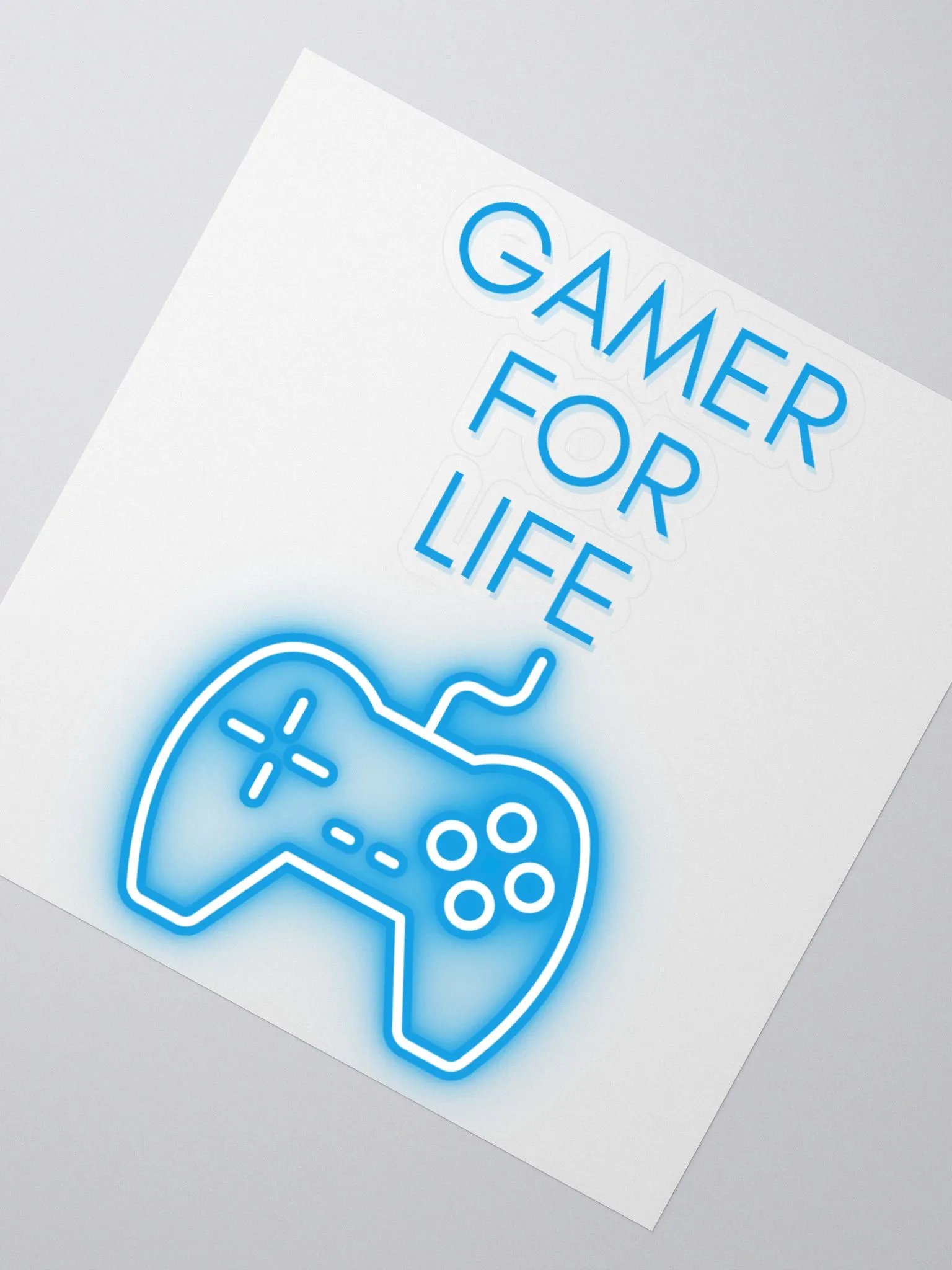 Gamer (Blue) Sticker product image (2)
