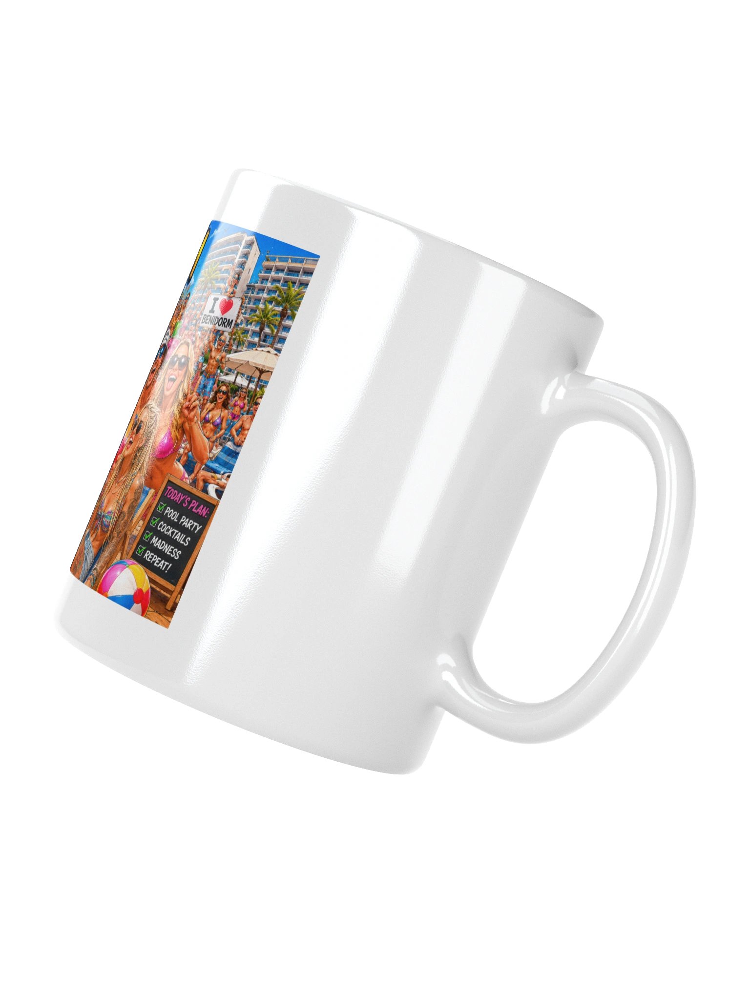 Benidorm Crazy E Pool Party Mug product image (10)