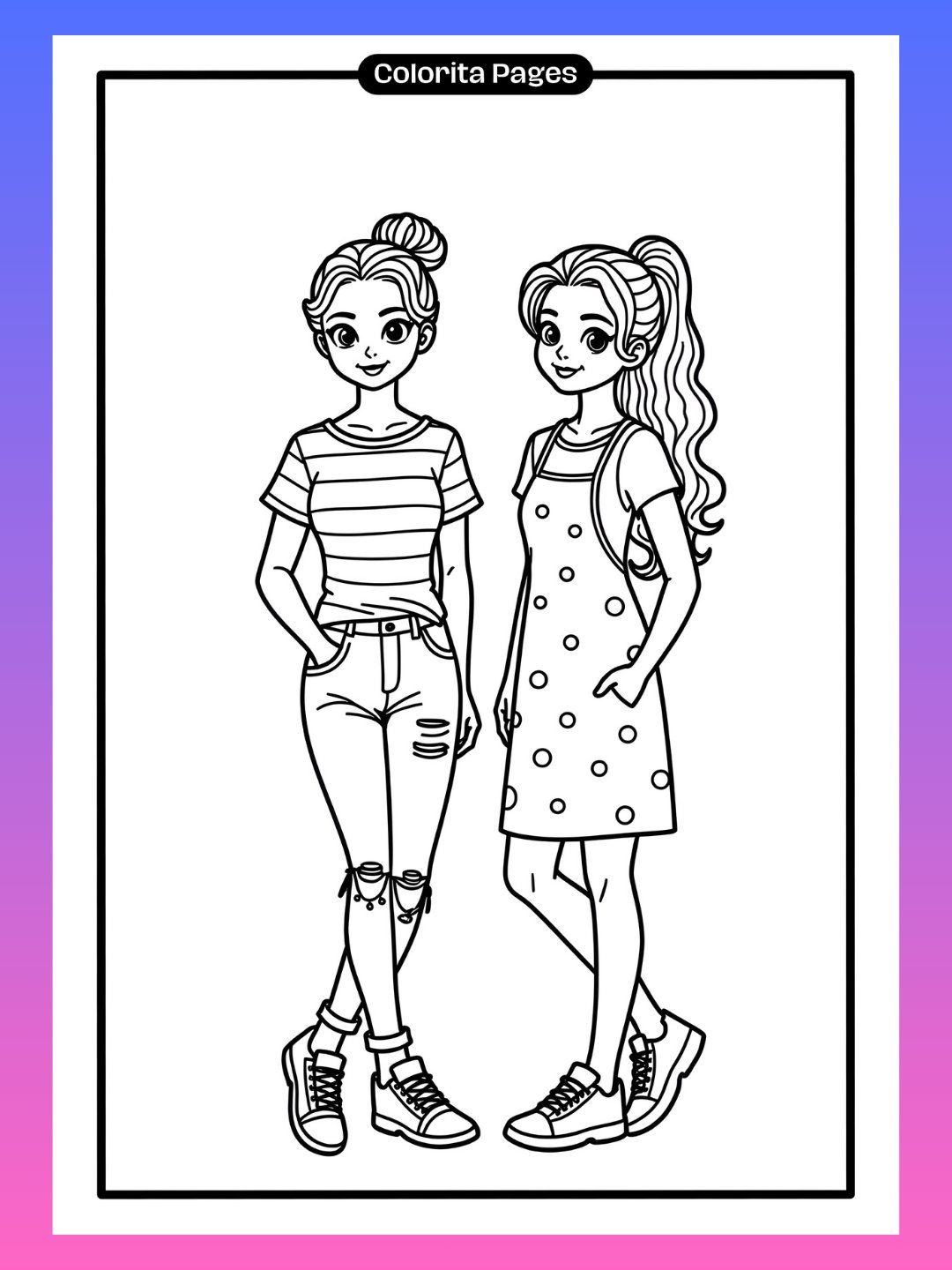 Colorita Girls - Coloring Pages product image (4)