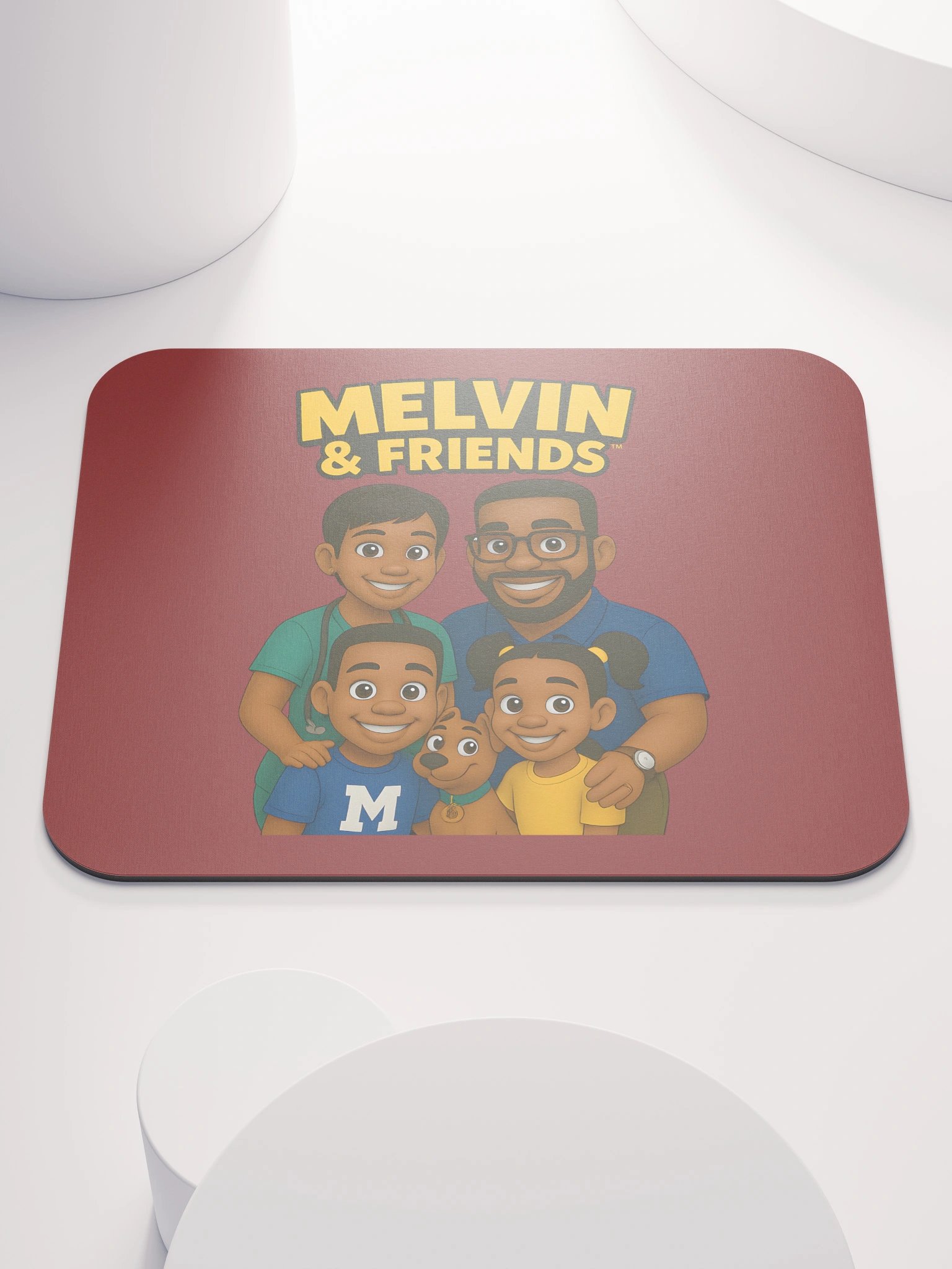 Melvin & Friends Classic Mouse Pad — Family Edition product image (1)