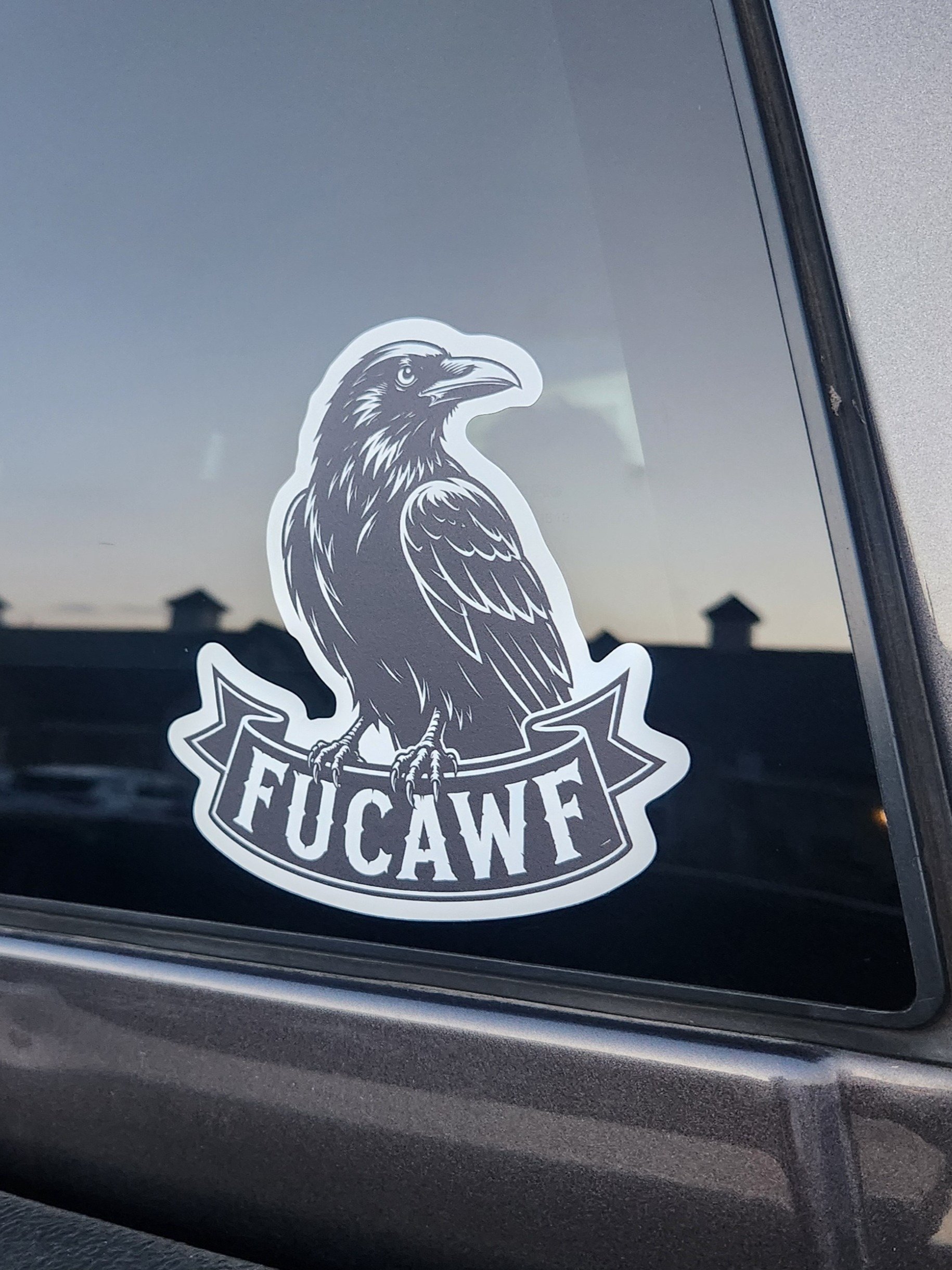 Crow Banner FUCAWF Sticker product image (6)