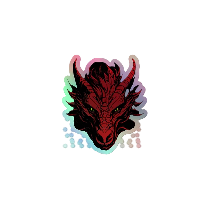 Red Dragon Holographic Sticker product image (1)