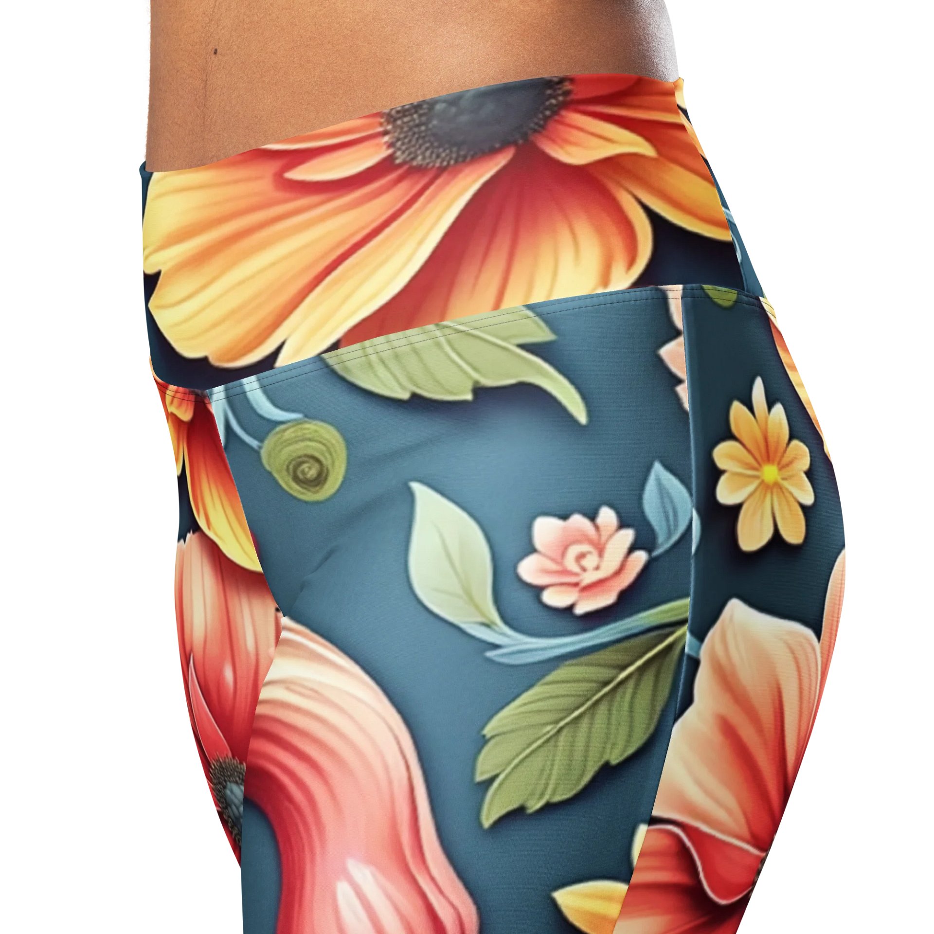 Barry Grady 'Floral Fiesta' Flare Leggings product image (4)