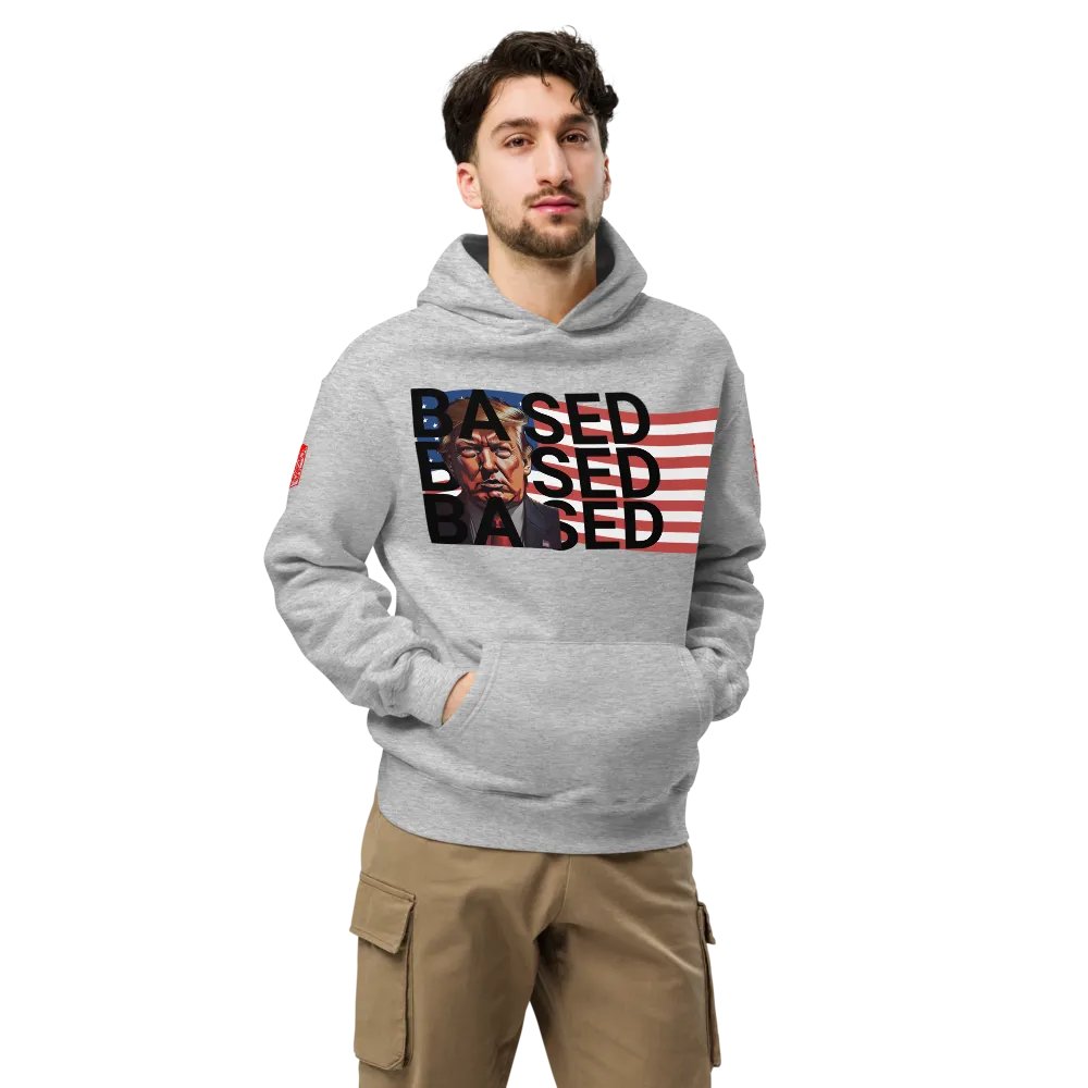 BASED American Flag Mugshot + Bold Letters ~Sweater 1~ product image (8)