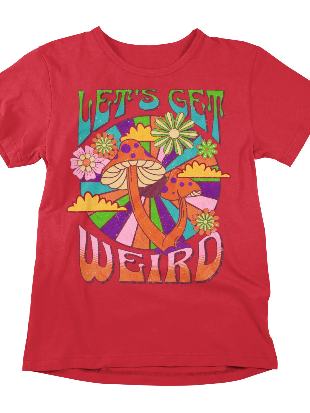Let's Get Weird Tee – Dive into a Kaleidoscope of Color product image (1)