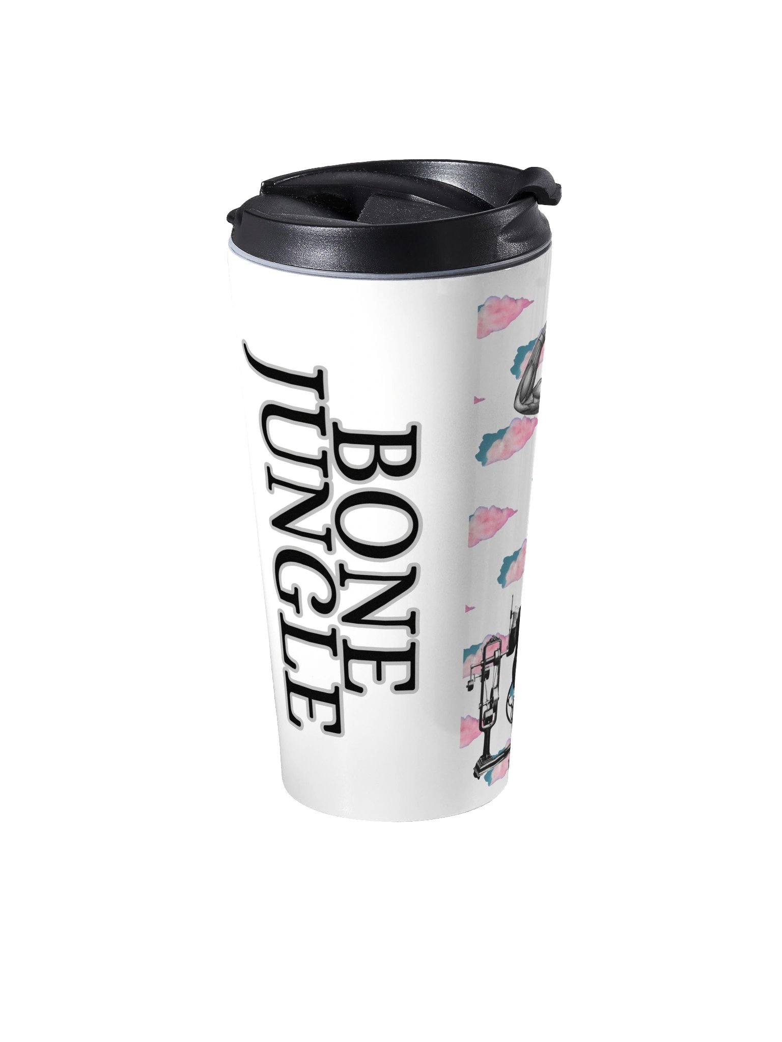 Getting Pumped Vintage Fitness Collage Travel Mug product image (2)