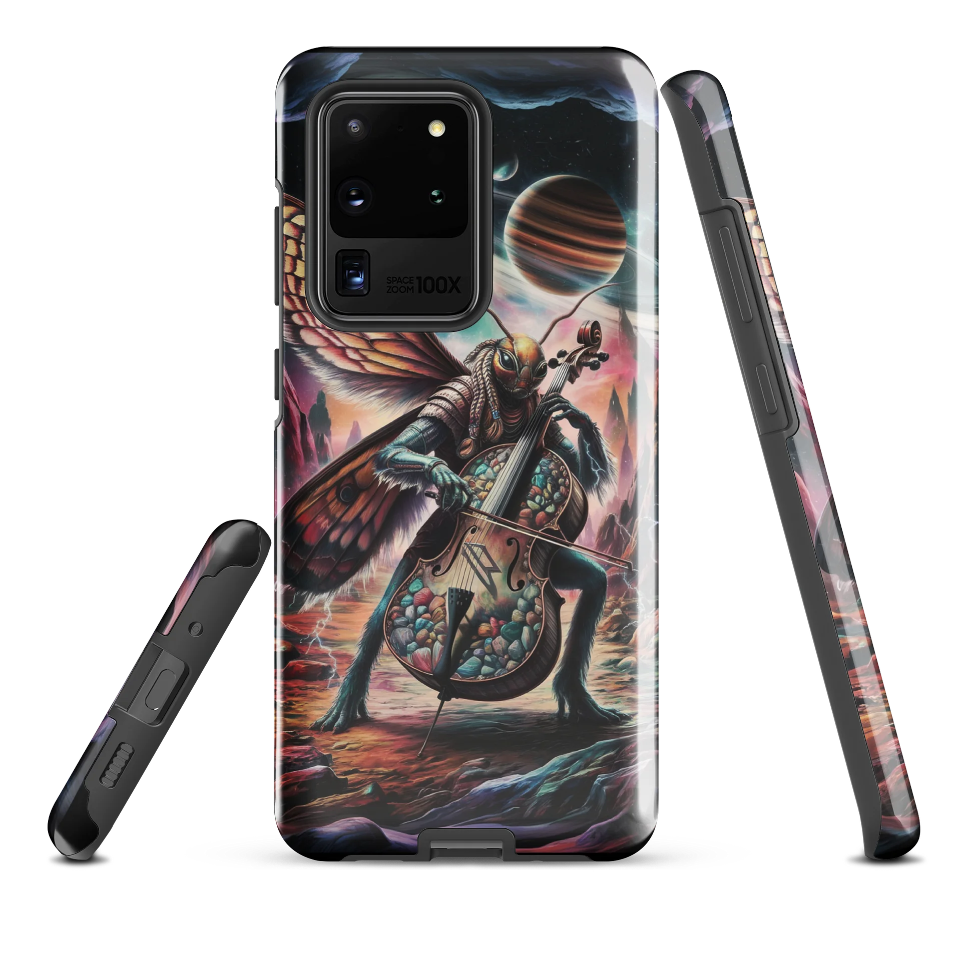 Cosmic Mothman Cellist - SAMSUNG Galaxy Tough PHONE CASE product image (1)