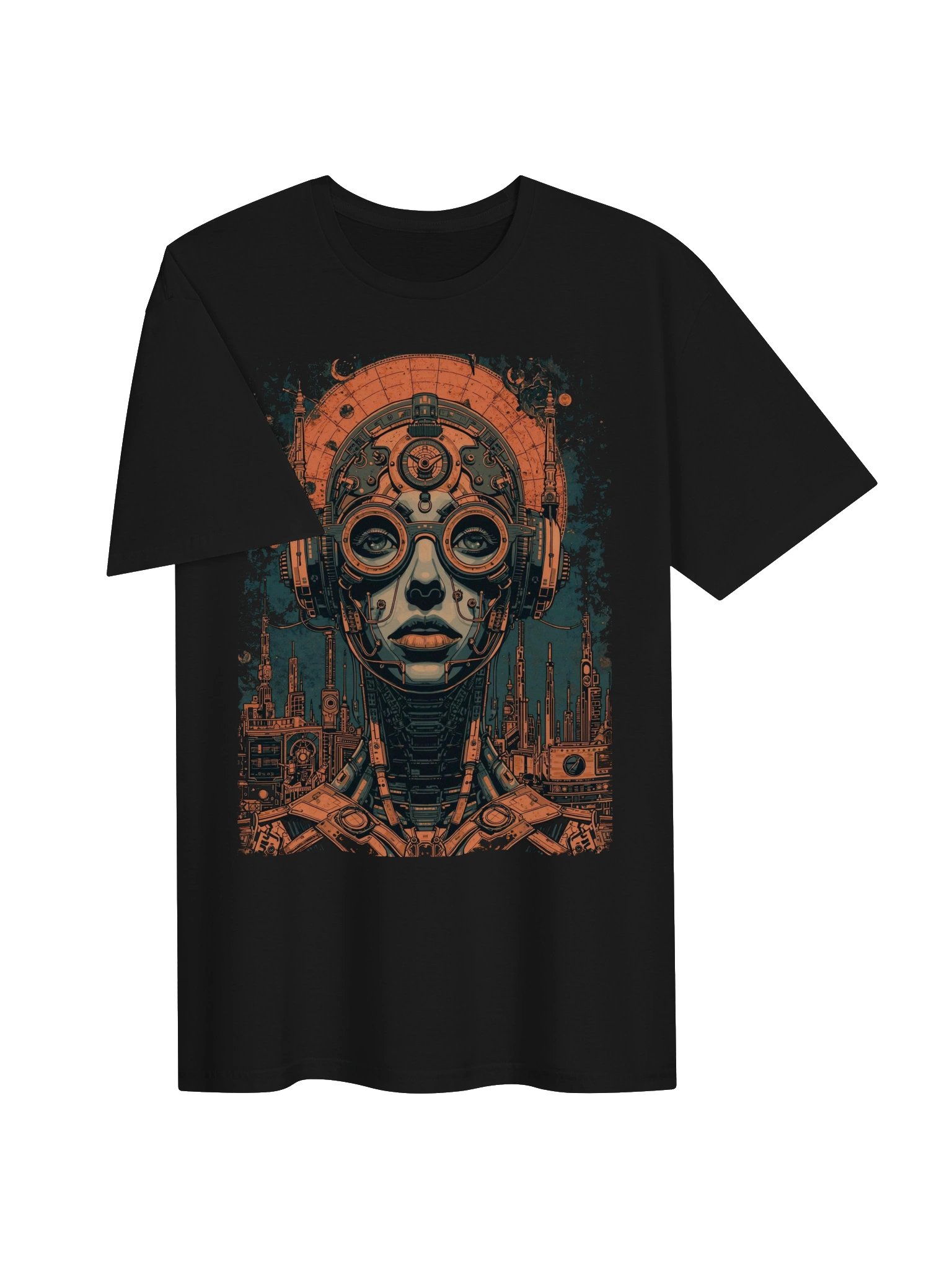 Cyberpunk Android Portrait T-Shirt product image (3)