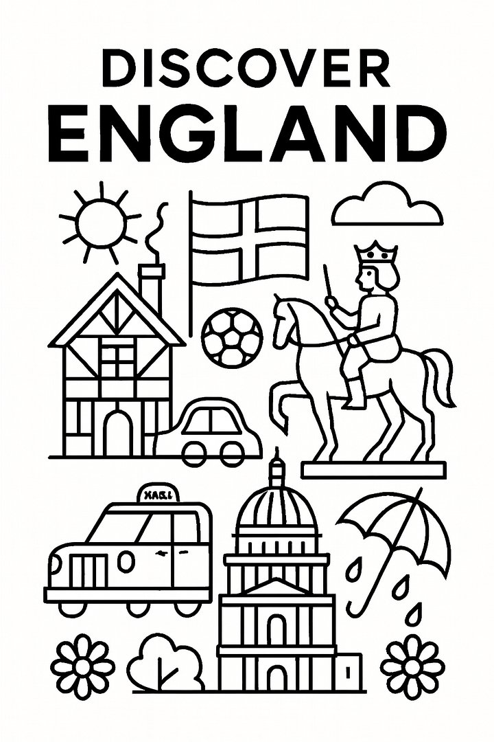 Free “Discover England” Poster – European Wall Art Printable (A4 & US Letter PDF) product image (2)