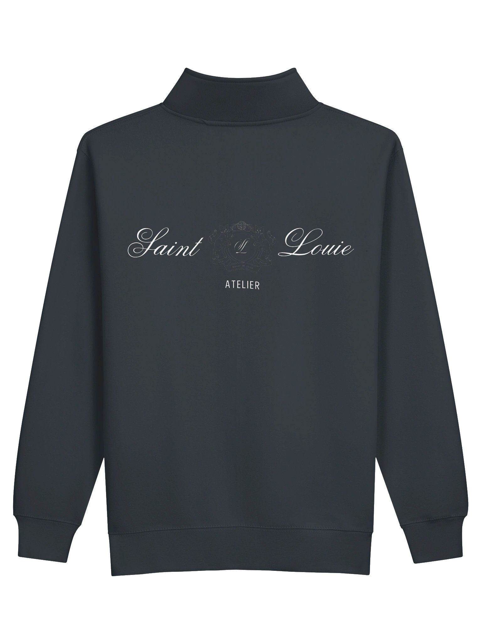 Quarter Zip Sweatshirt, Saint Louie Crest product image (1)