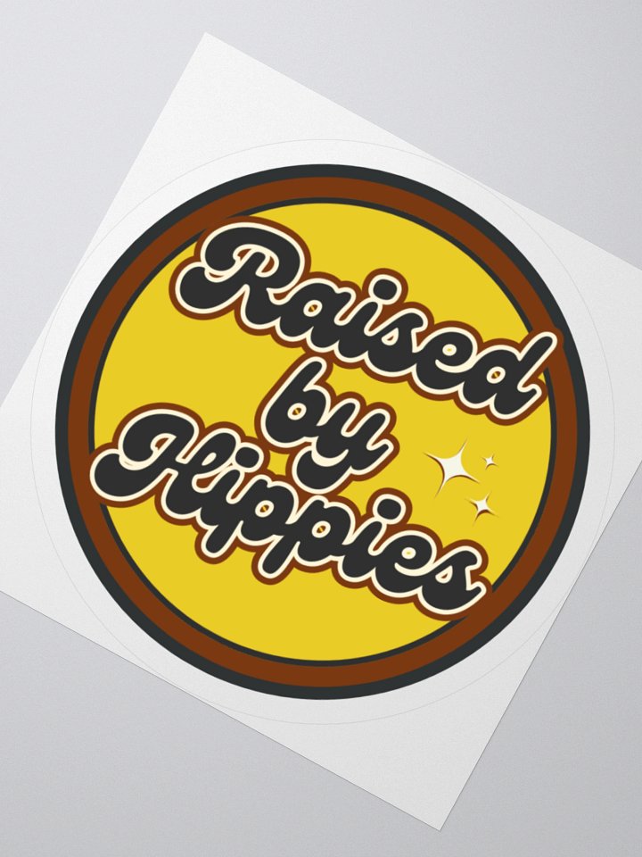 Raised by Hippies Sticker product image (4)