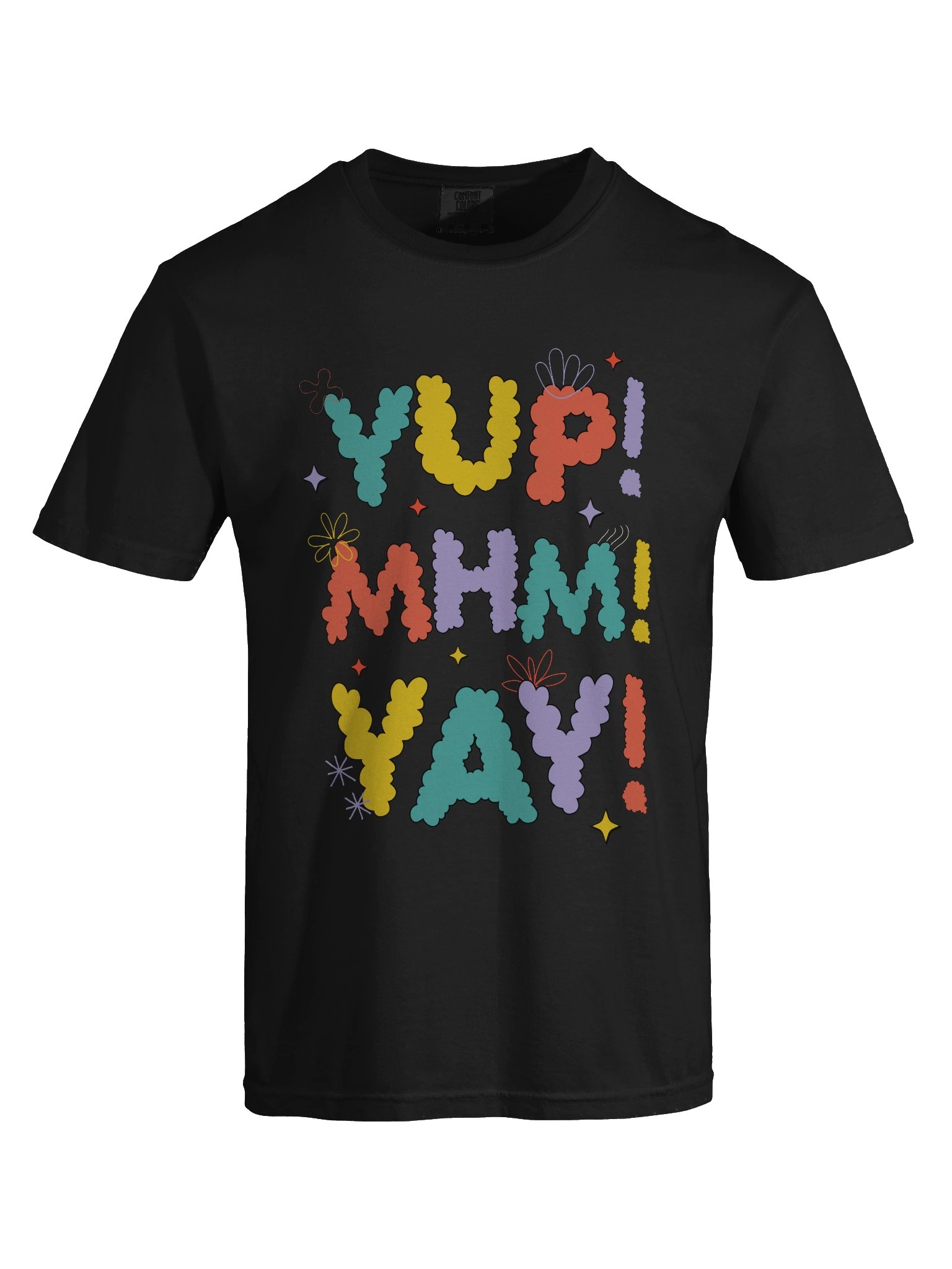 Yup Mhm Yay! Unisex Heavyweight T-Shirt product image (5)