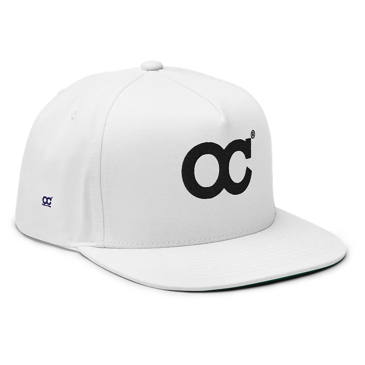 OC Core Flat Snapback Cap (Black Logo) product image (7)