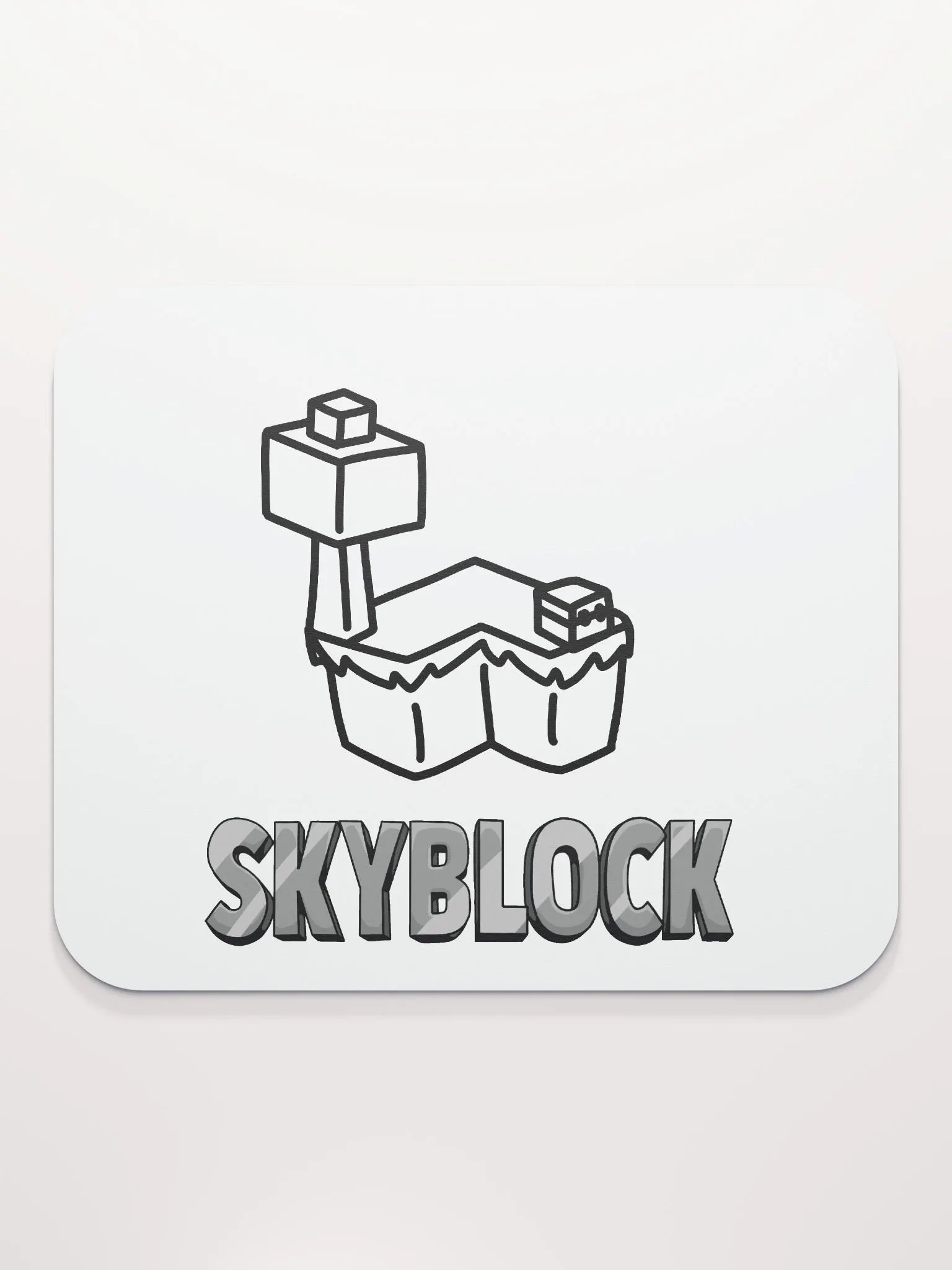 Skyblock Doodle Mouse Pad product image (2)