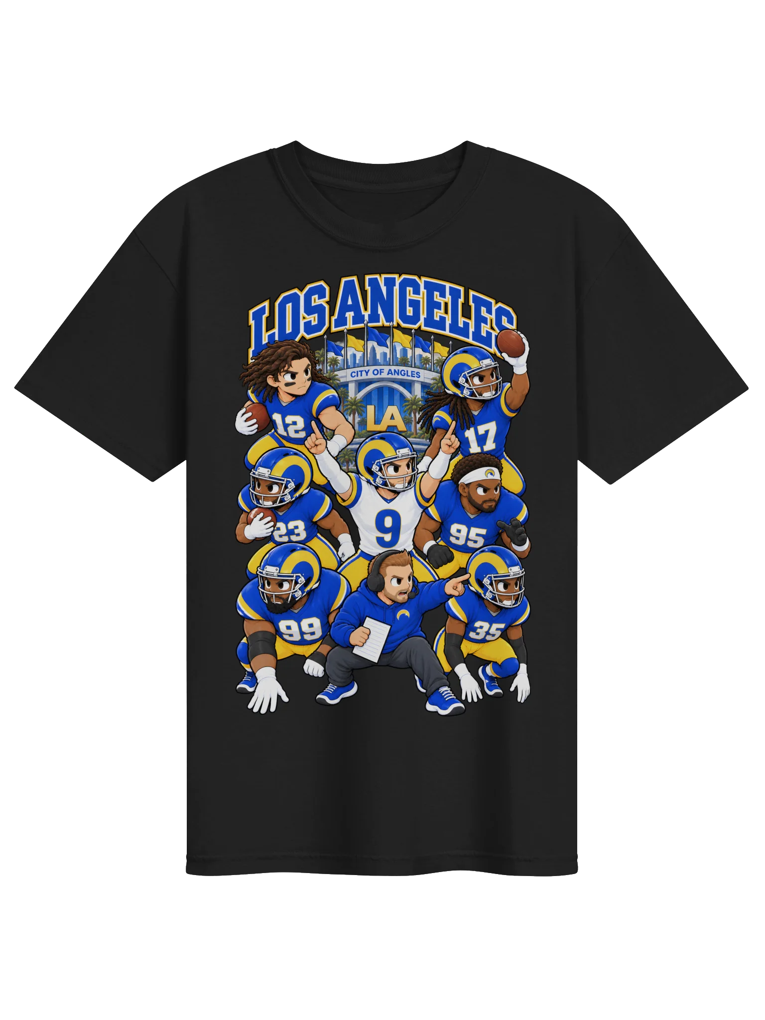 Los Angeles Football Animated Player T-Shirt product image (1)