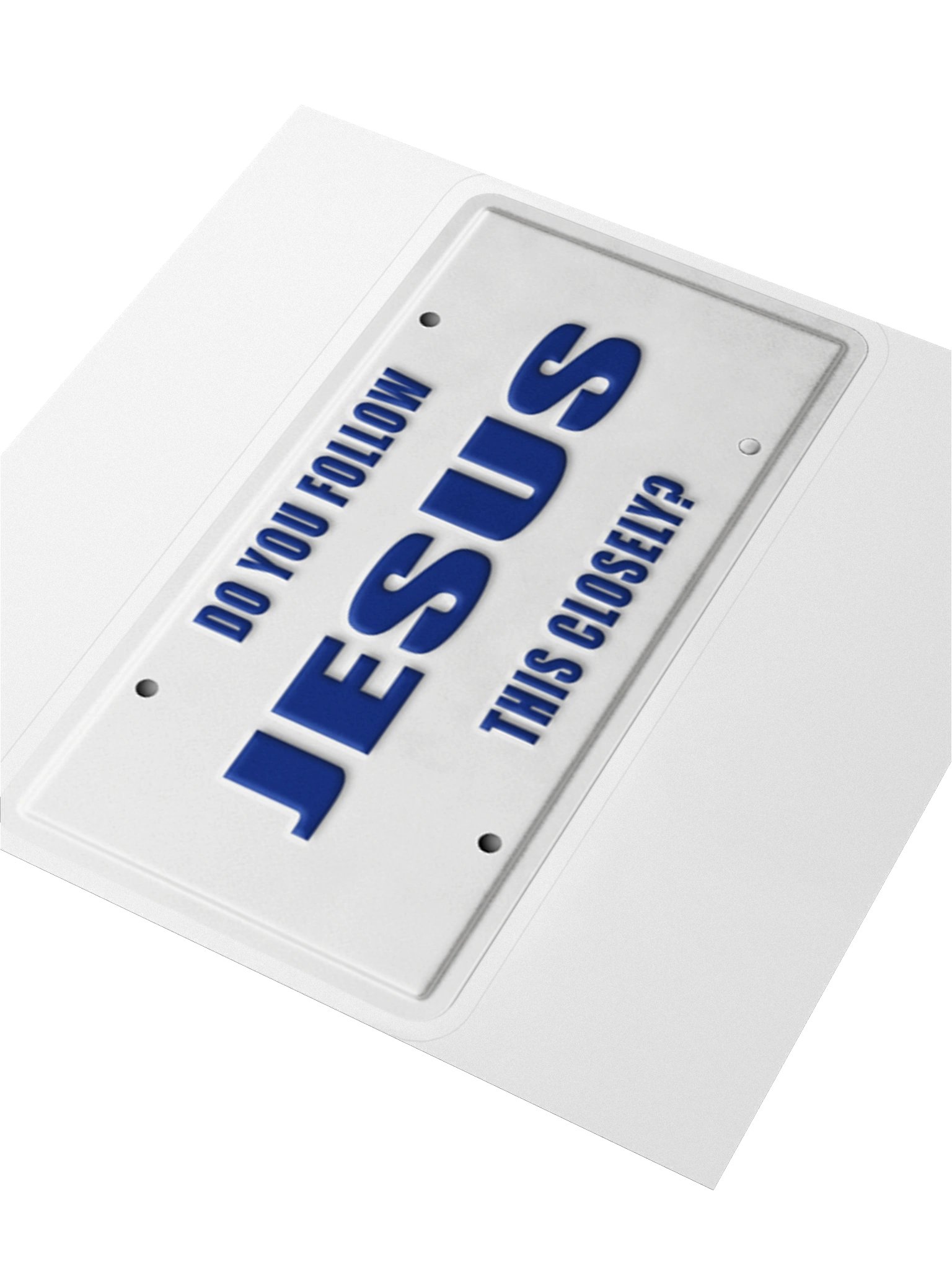 Do You Follow Jesus This Closely? Window Sticker product image (3)