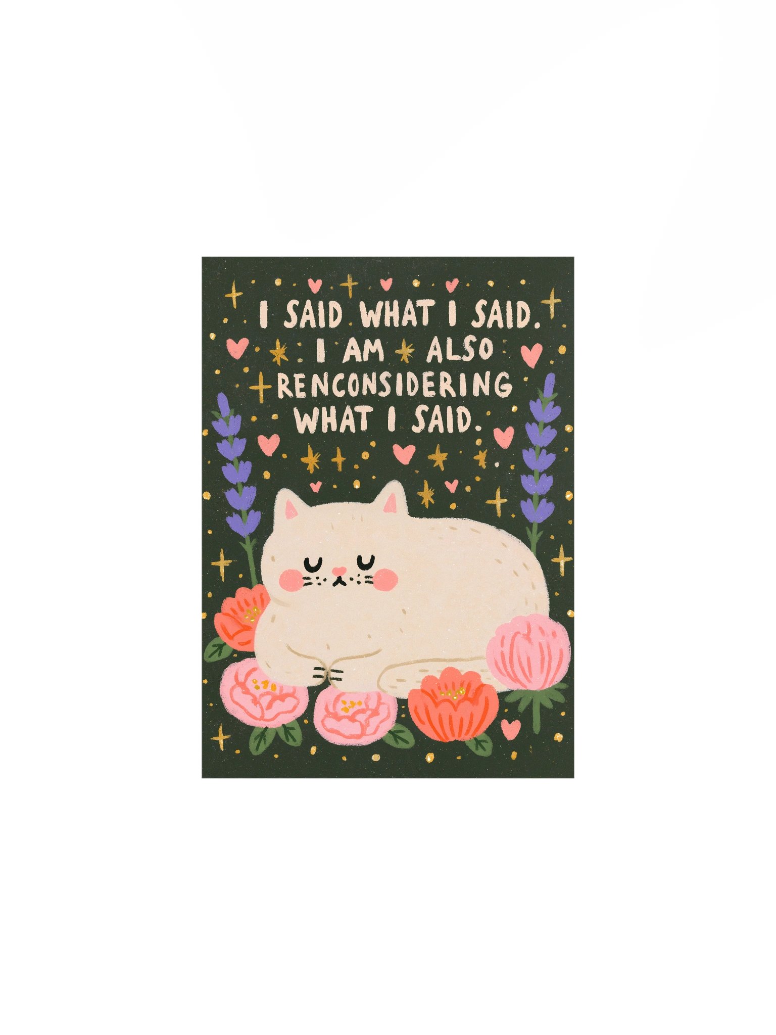 I Said What I Said Cat Poster product image (1)