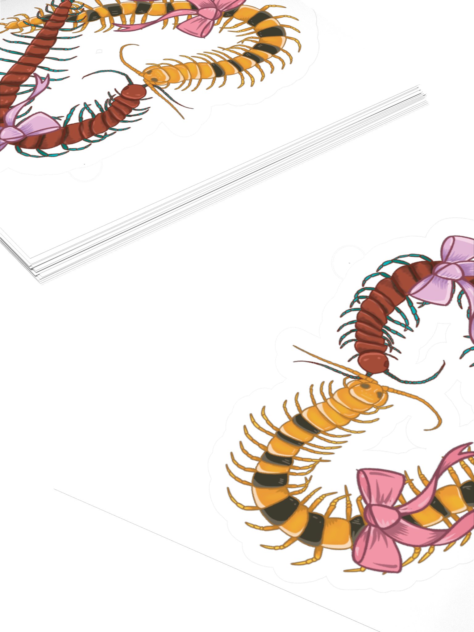 centipedes <3 sticker product image (11)