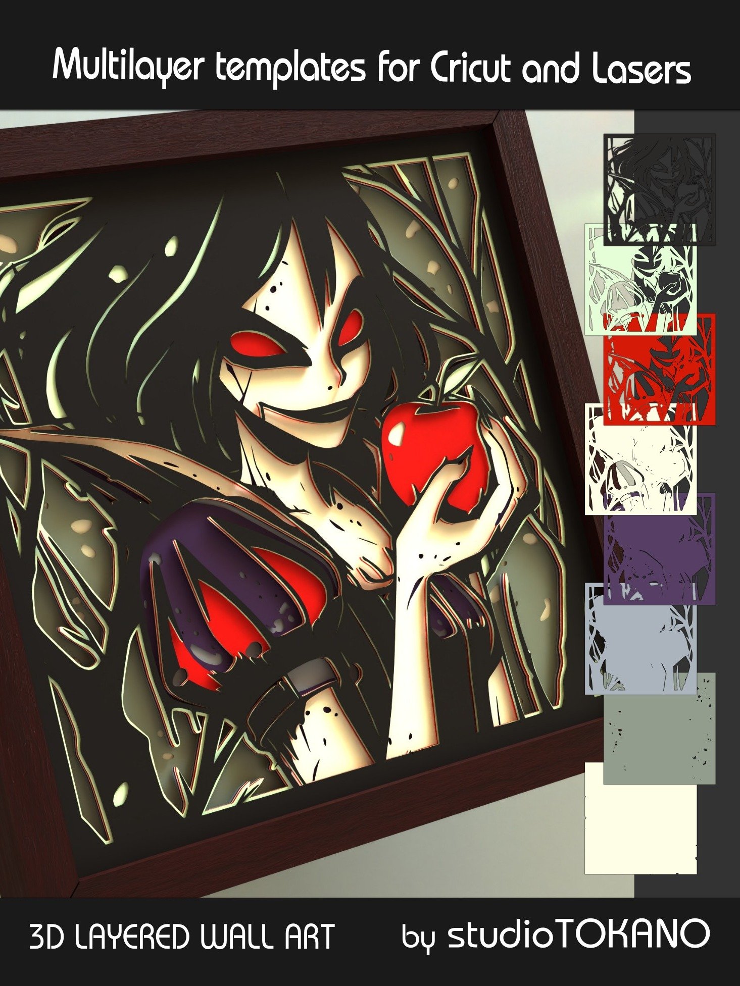 Snowwhite Shadow box SVG product image (7)