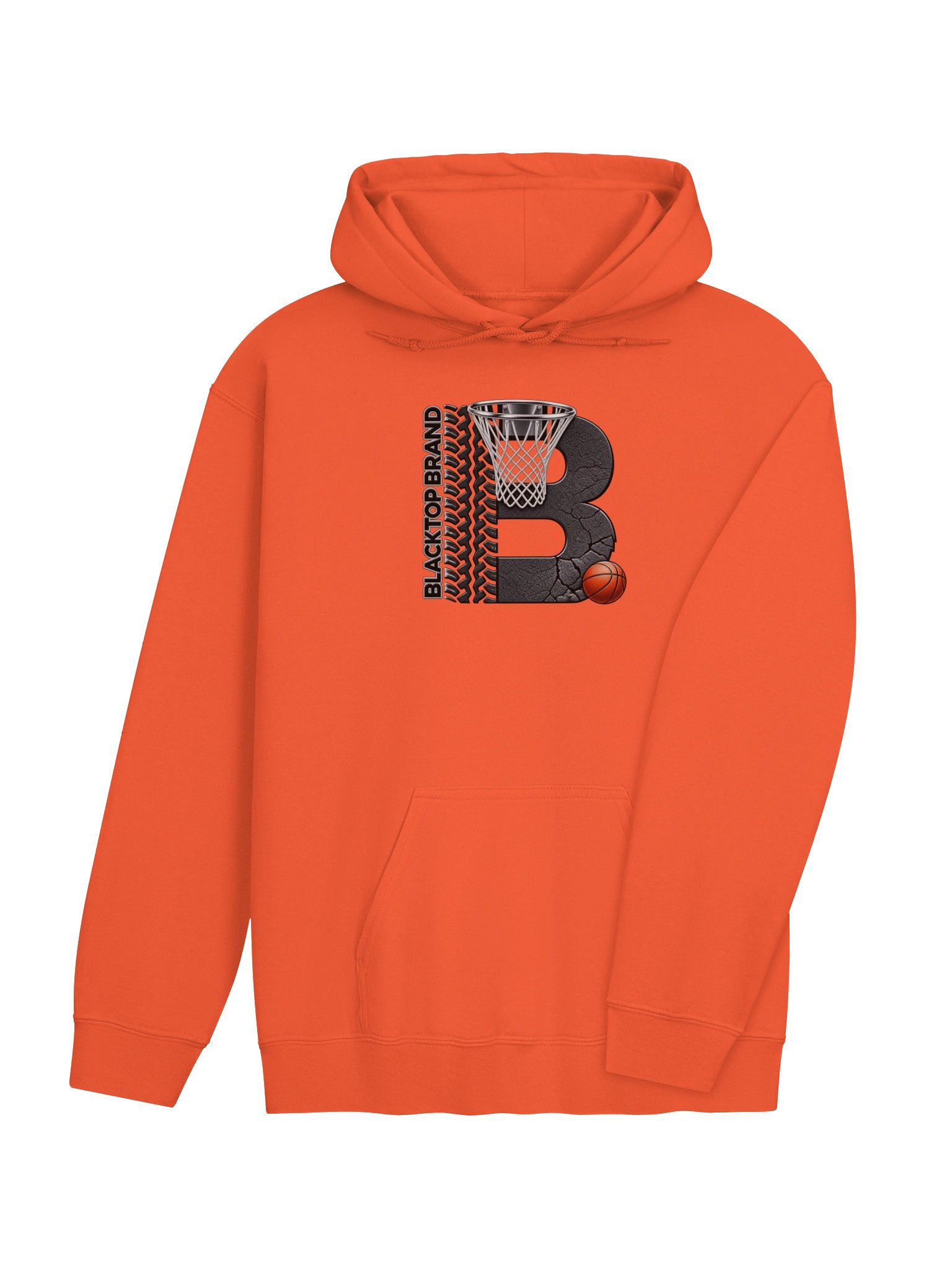 Blacktop Brand Basketball Logo Hoodie product image (4)