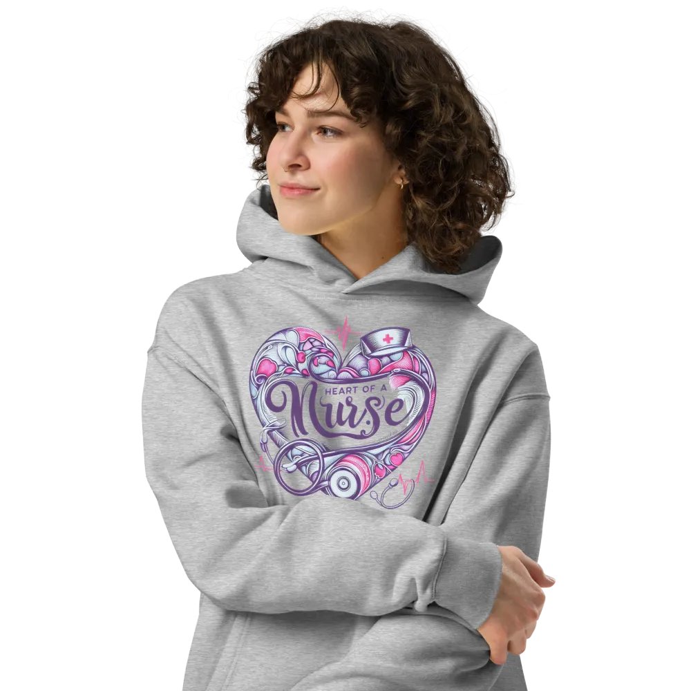 Nurse Heartbeat Oversized Hoodie product image (24)