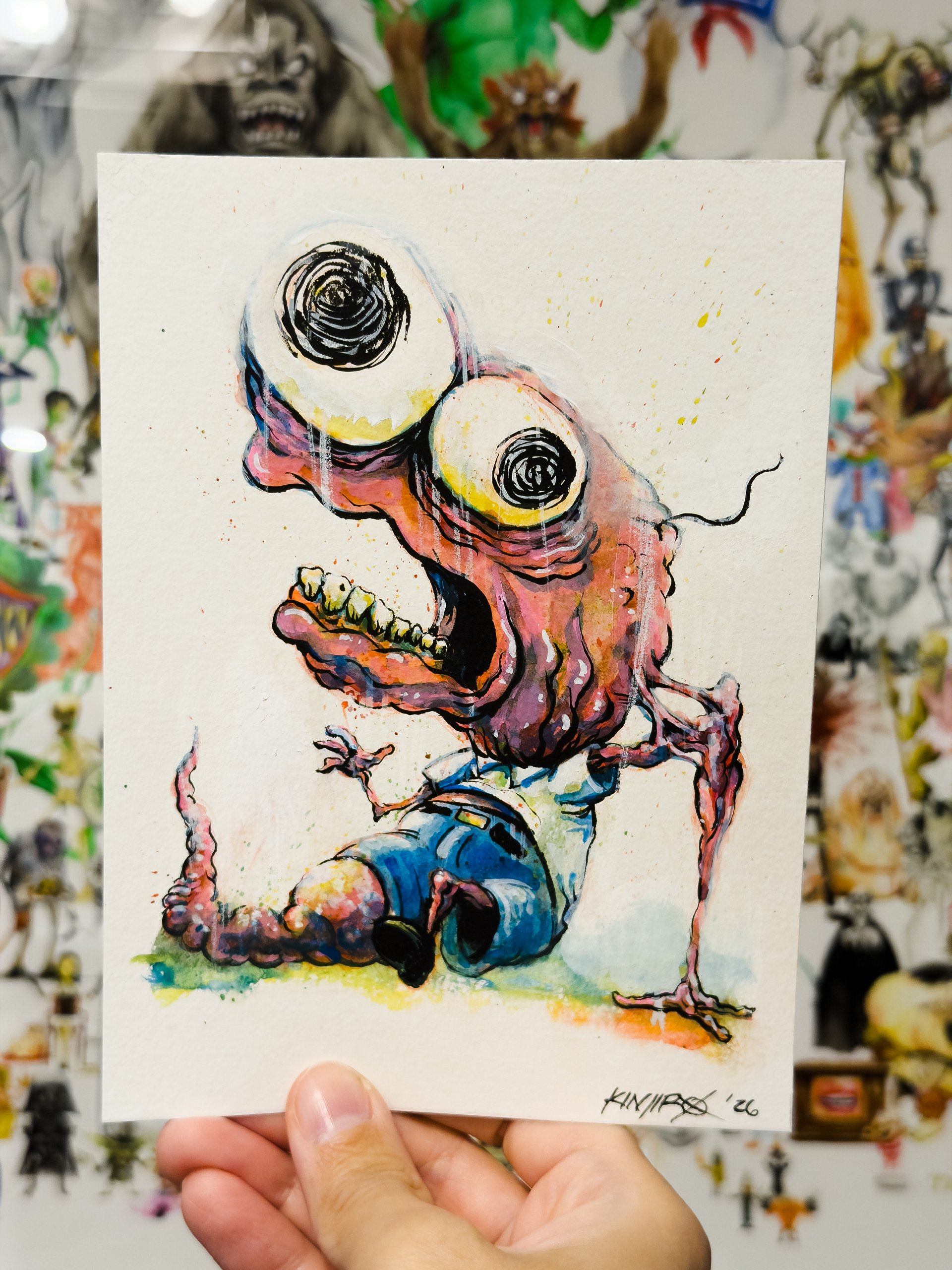TEST PIM! (Original Watercolor Painting) product image (2)