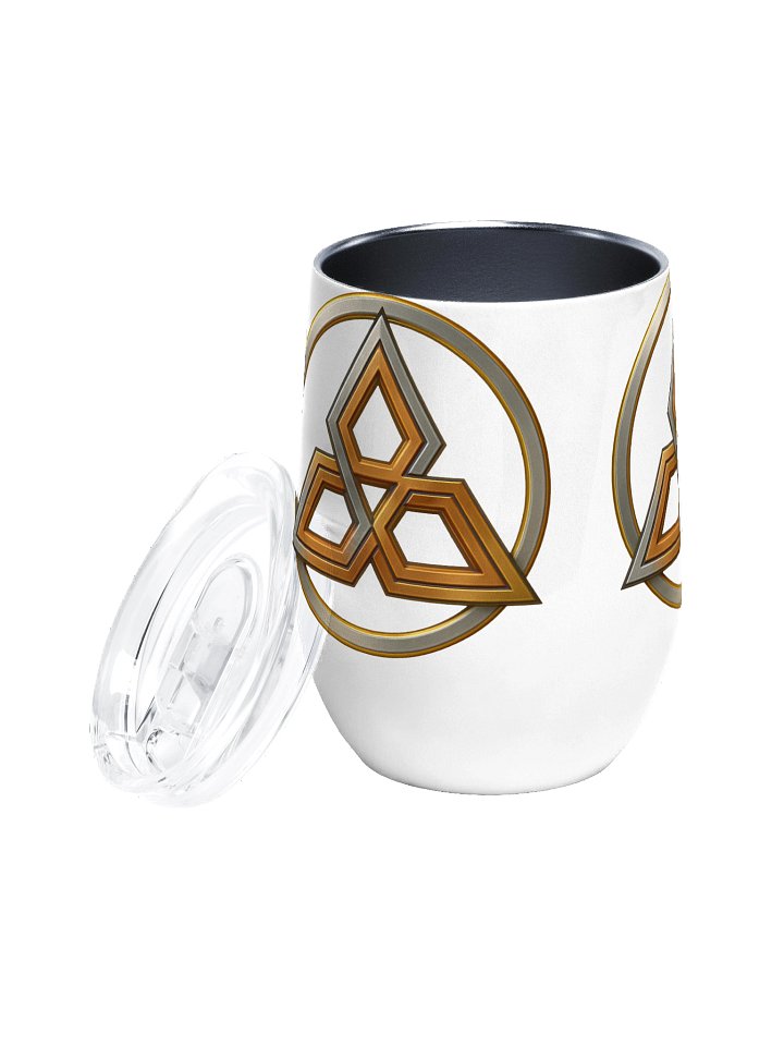 Metal and Blood - Wine Tumbler White product image (2)