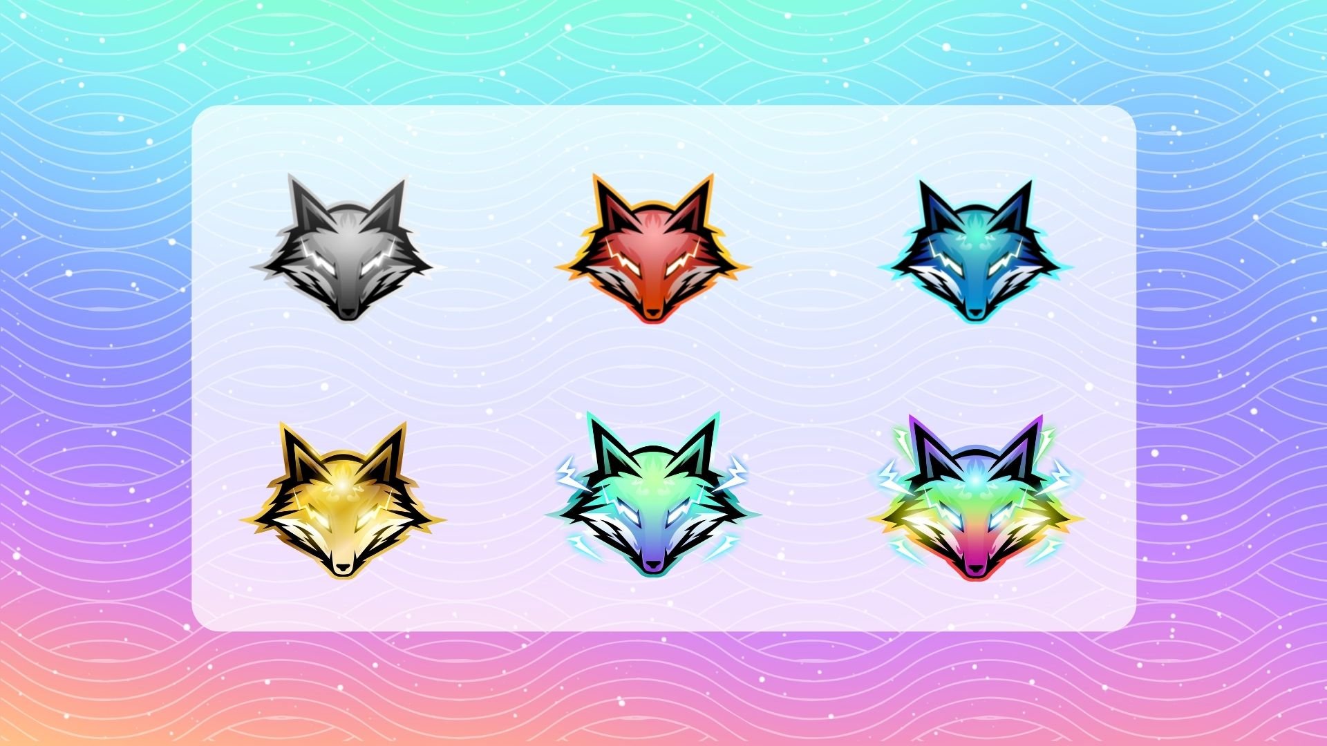 Wolf Twitch Badges 6-Pack product image (2)