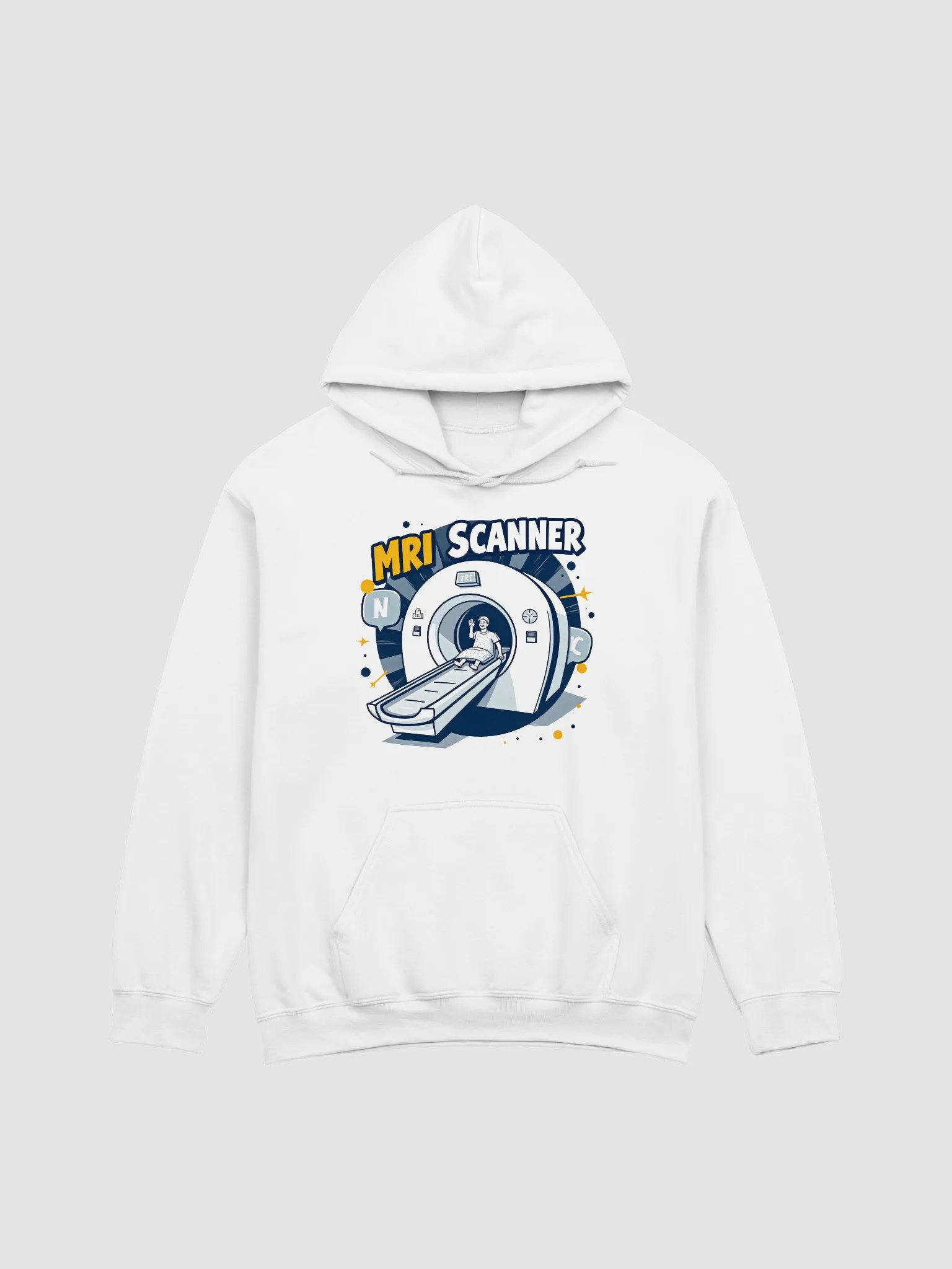 Energetic MRI Scanner Wave Hoodie product image (3)