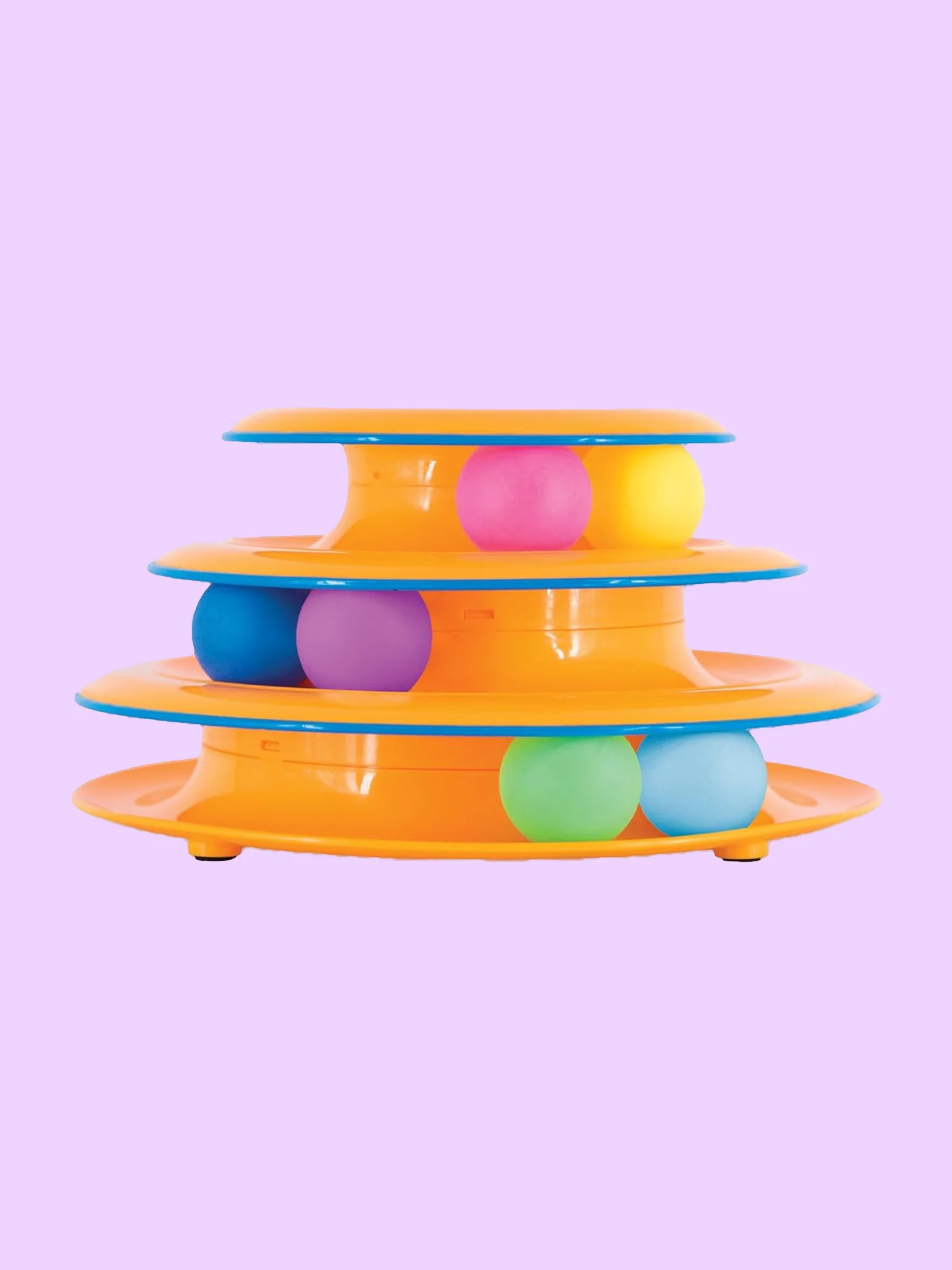 3-Level Cat Ball Track Tower product image (1)