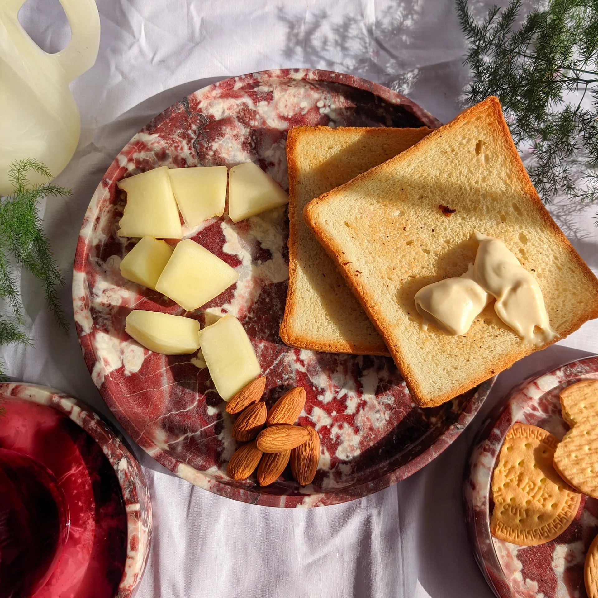Copy of Rosso Levanto Marble Platter product image (3)