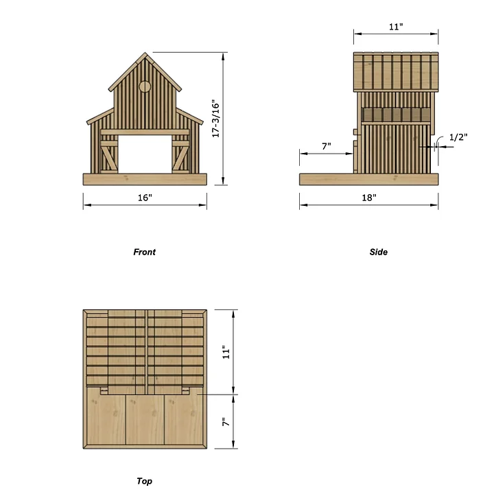 Bird Feeder/Bird House/Bird Barn DIGITAL Plans product image (2)