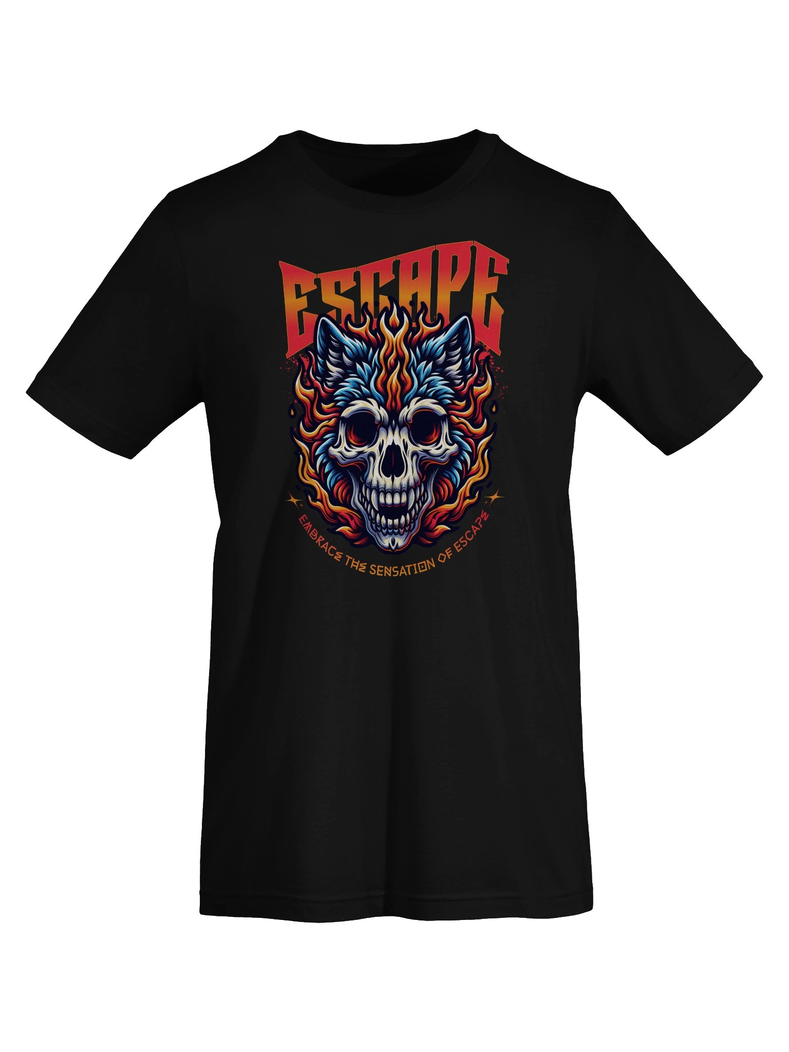 Unique Escape Wolf Skull T-Shirt for Casual Wear product image (7)