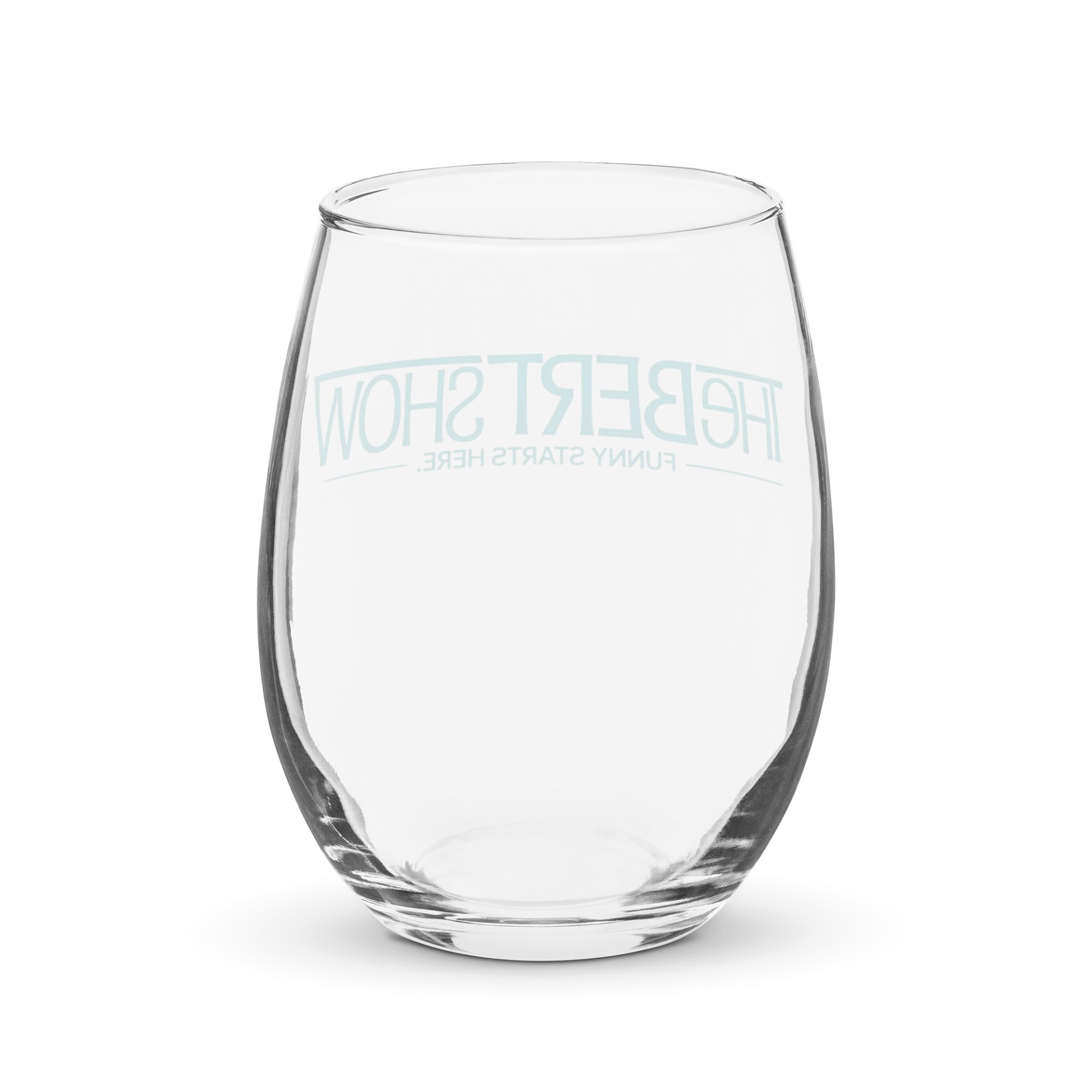 Bert Show Logo Wine Glass product image (2)