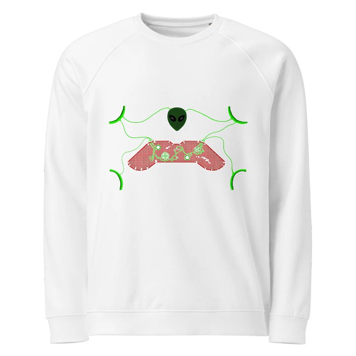 Galactic Connection Unisex Raglan Sweatshirt product image (1)