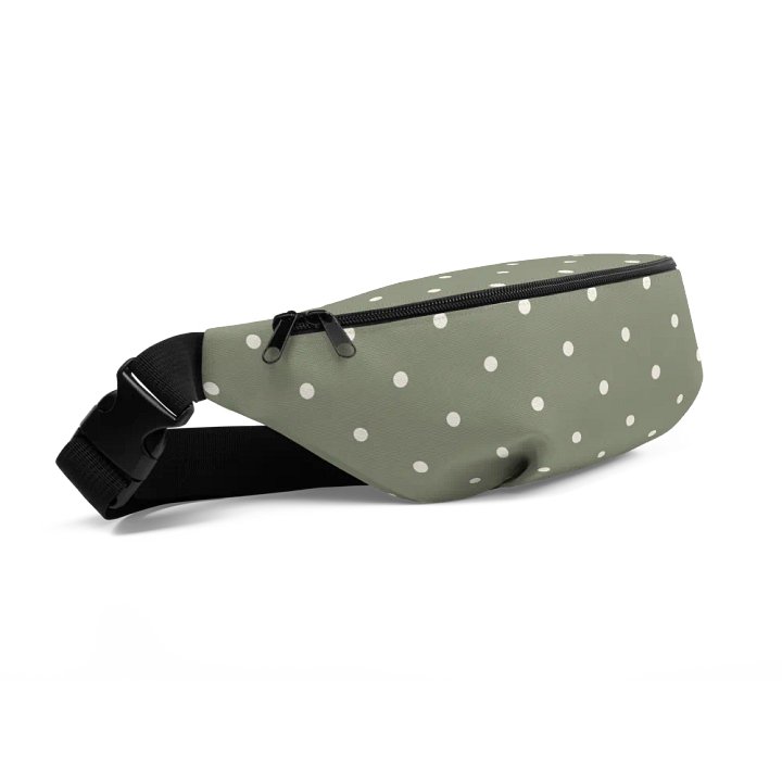 Green with Cream Dots Fanny Pack product image (2)